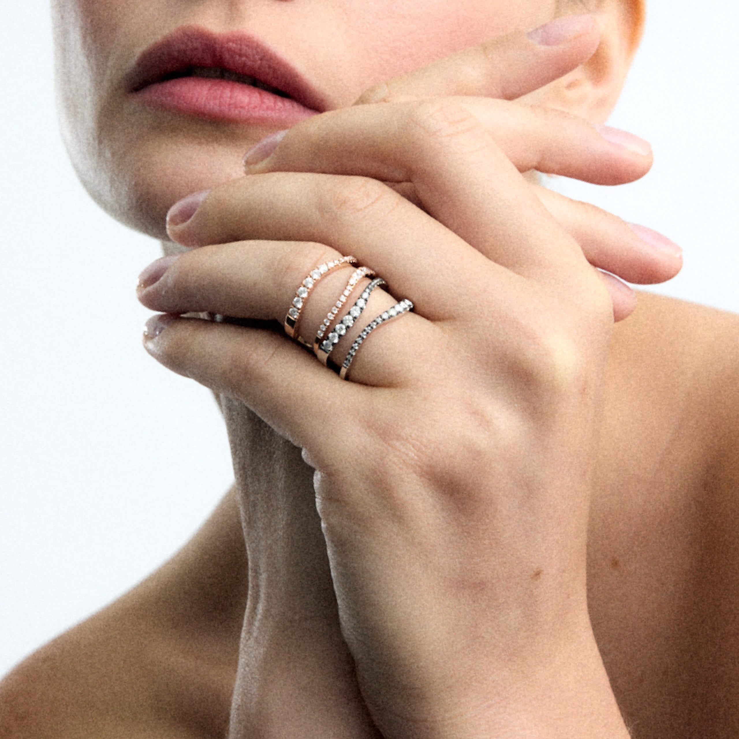 Anillo Sasa 2 Rails made by Gold & Roses