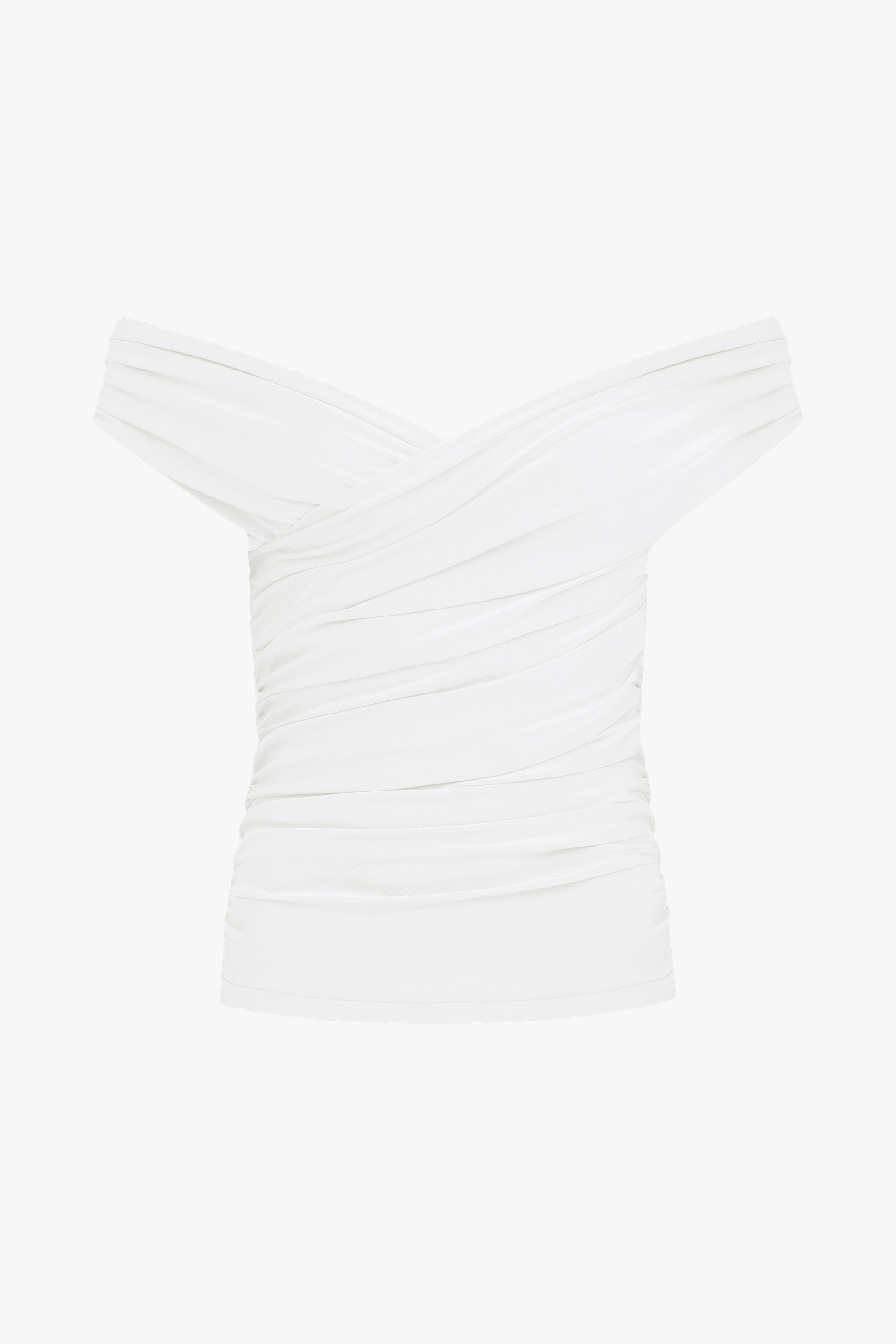Cheri Blouse In White made by Nazli Ceren