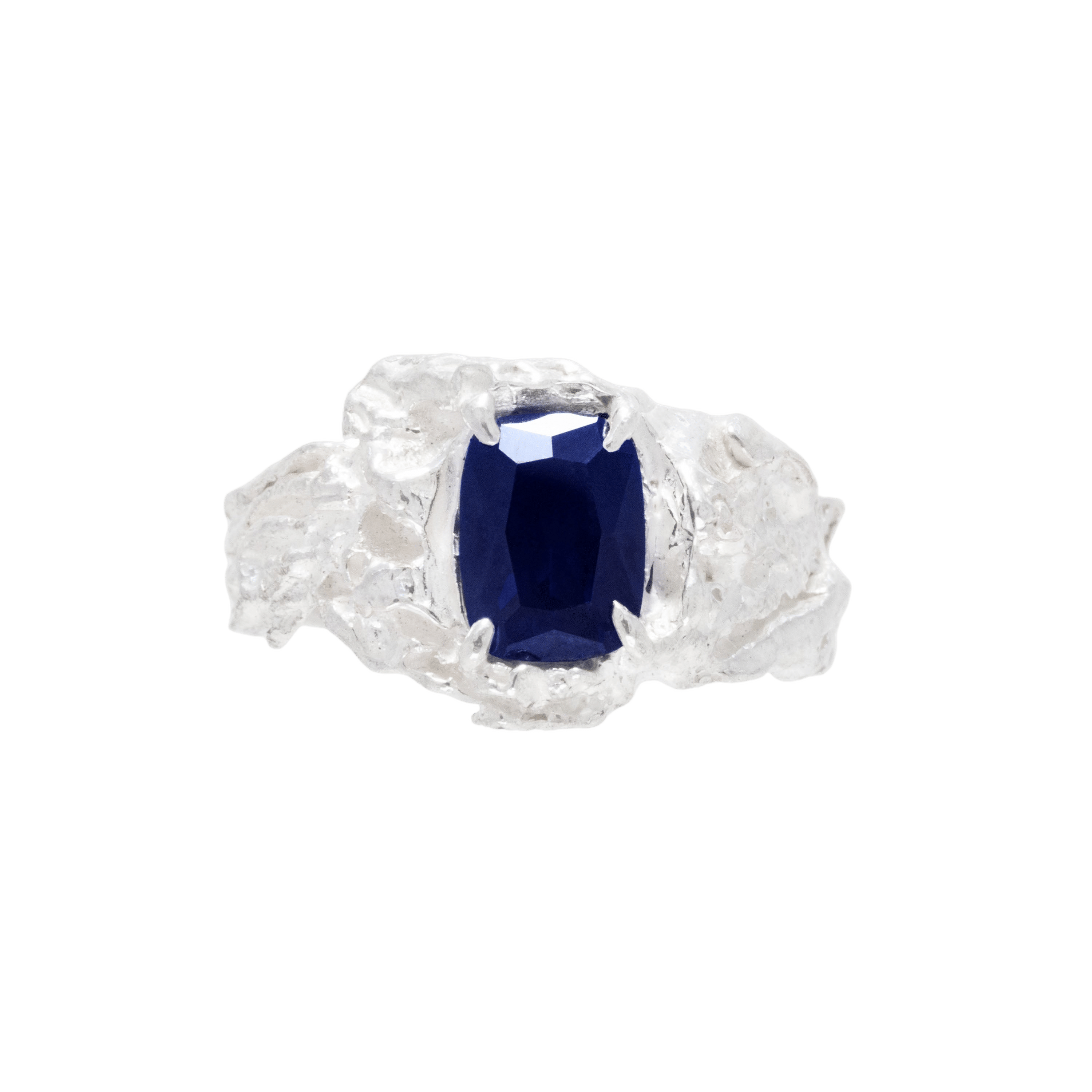 Shimeji Sapphire Argenti Ring made by Loveness Lee