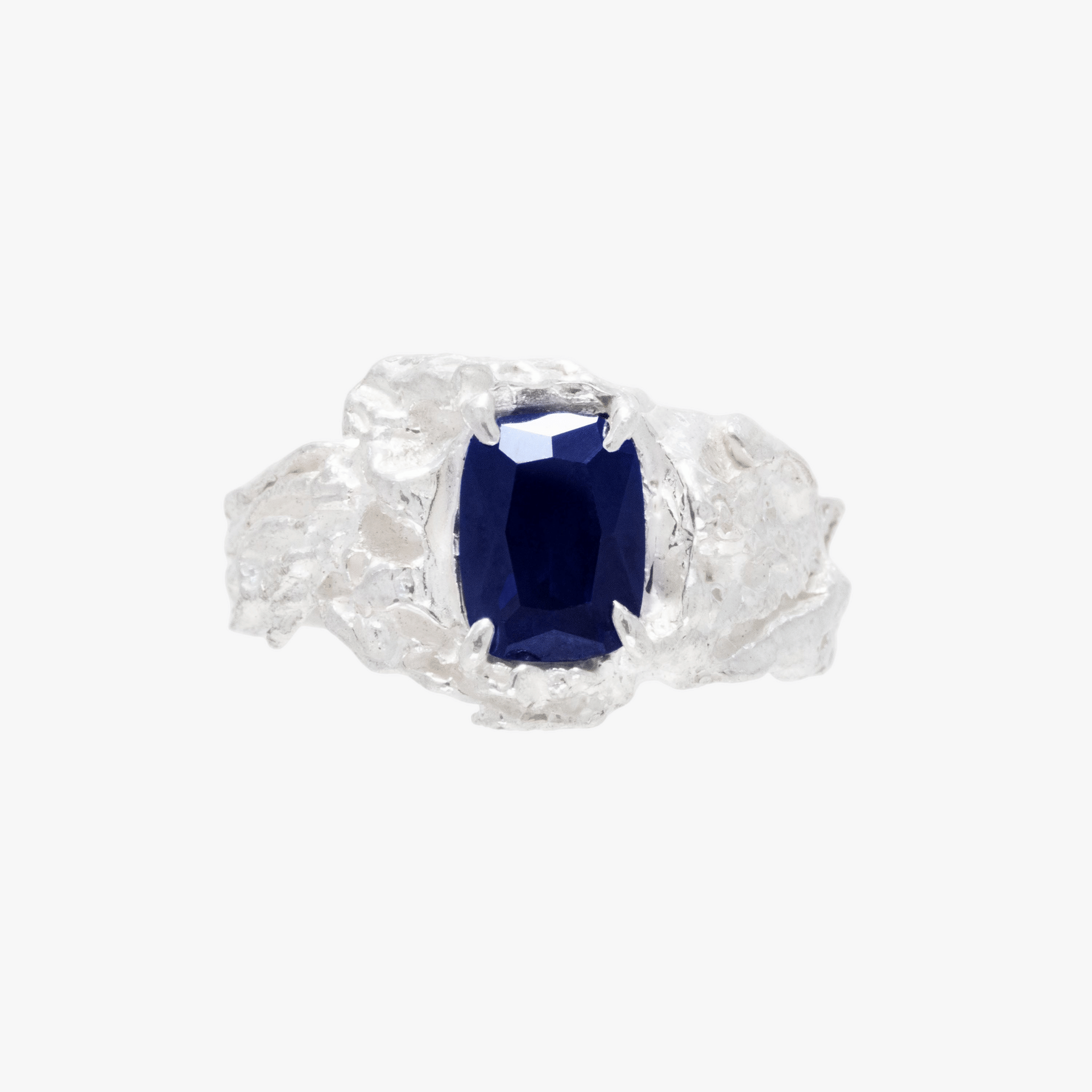 Shimeji Sapphire Argenti Ring made by Loveness Lee