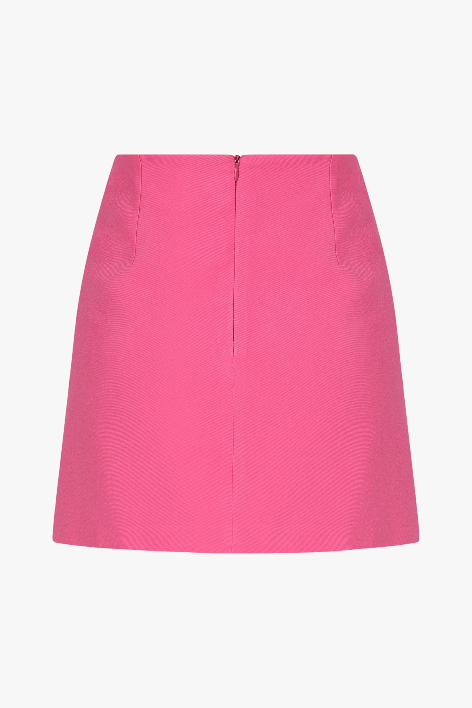 Vance Mini Skirt in Bubble Gum Pink made by Nazli Ceren
