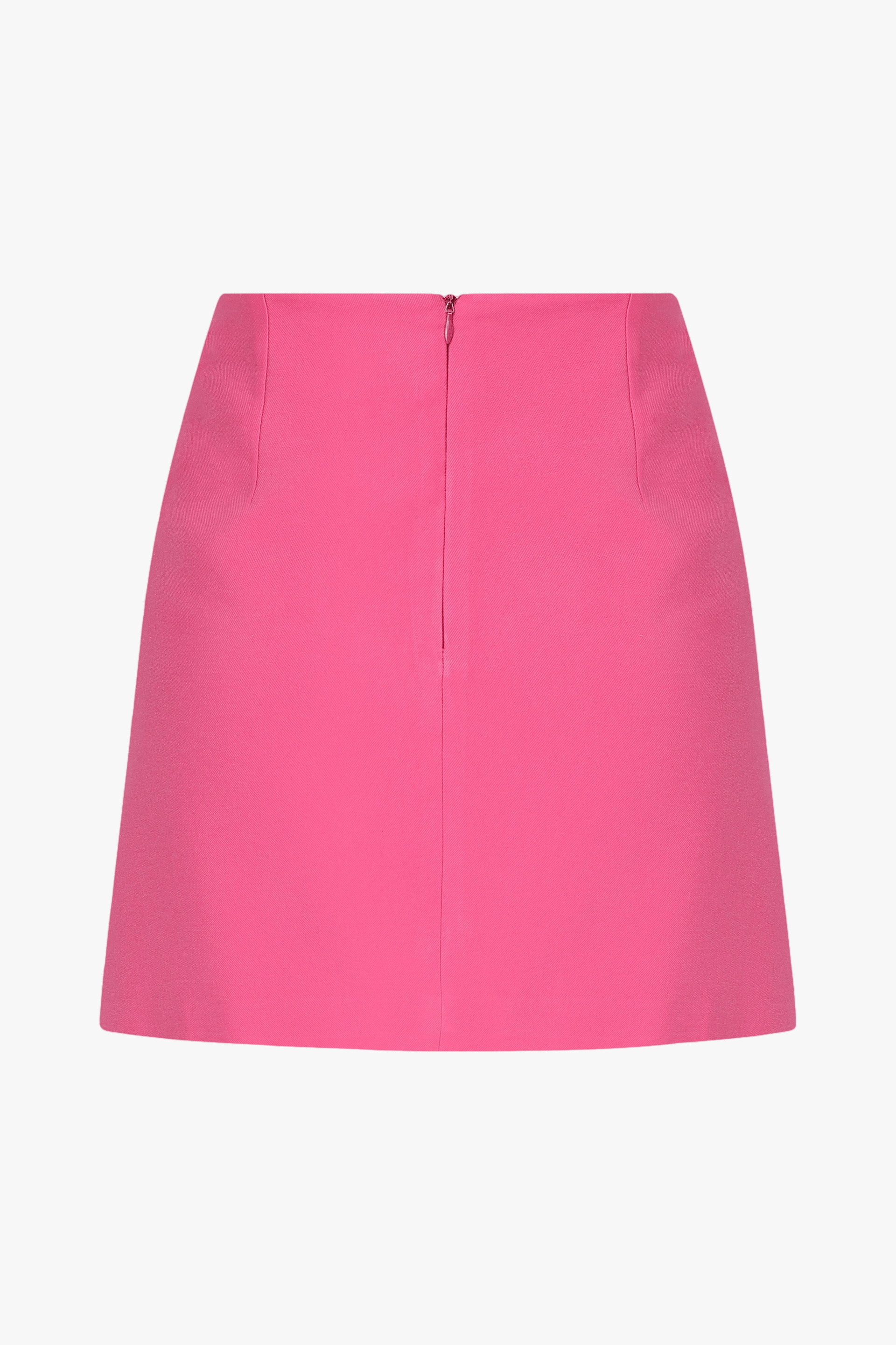 Vance Mini Skirt in Bubble Gum Pink made by Nazli Ceren