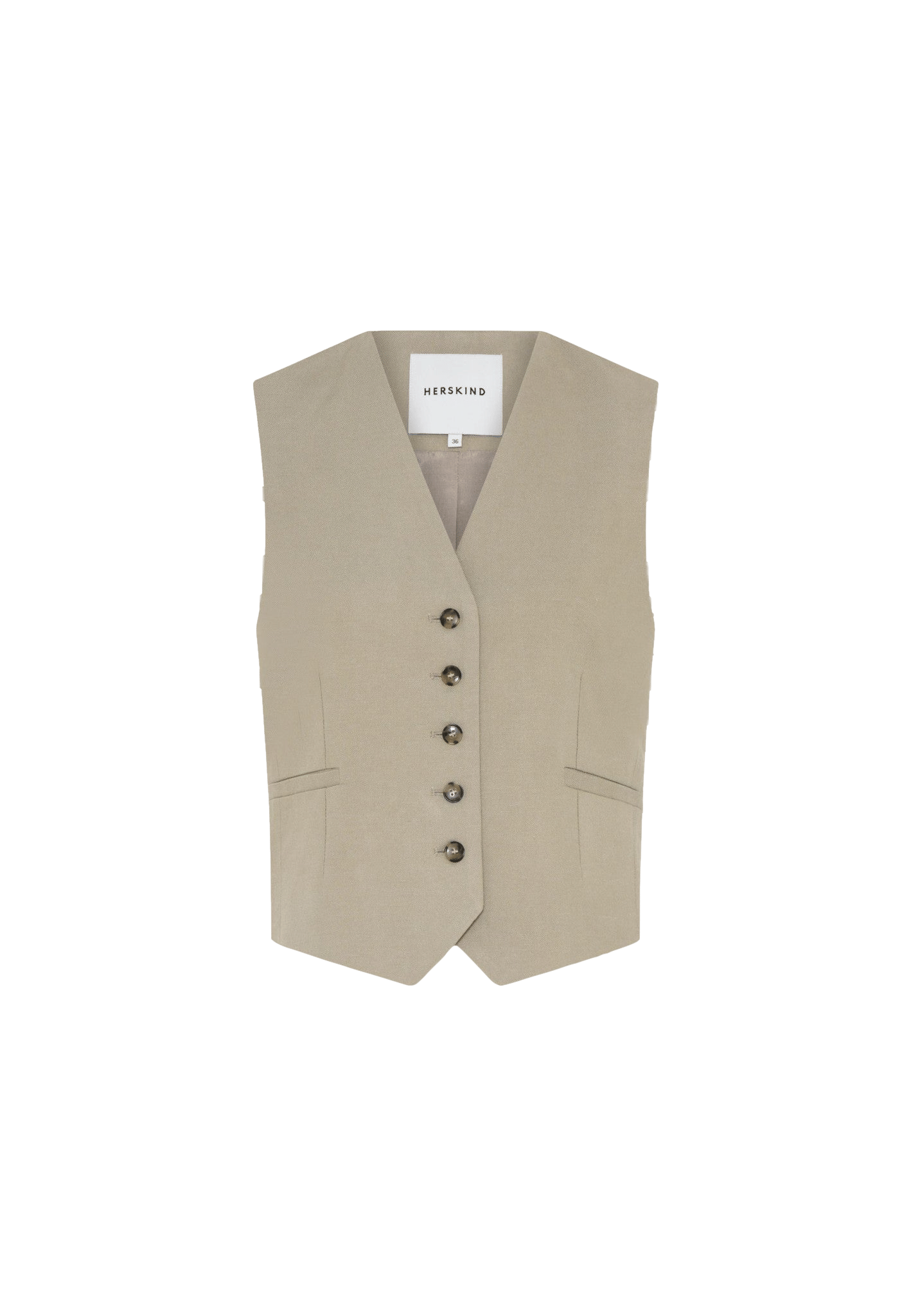 Mister Vest - Light Khaki made by HERSKIND