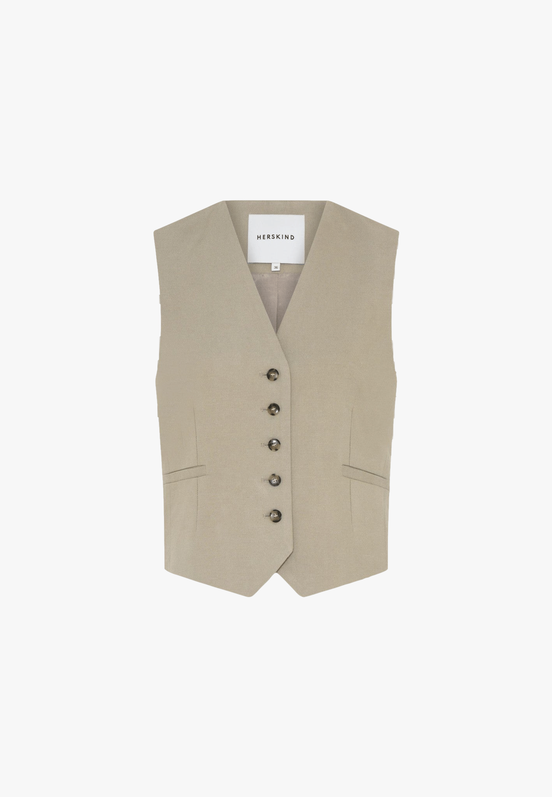 Mister Vest - Light Khaki made by HERSKIND