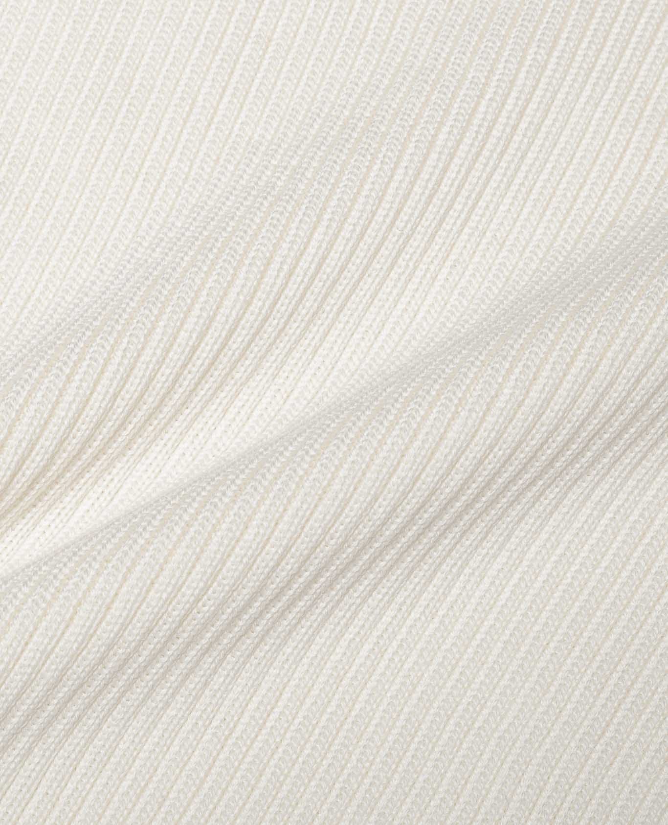 WHITE MERINO WOOL GOLF made by BENU Studio