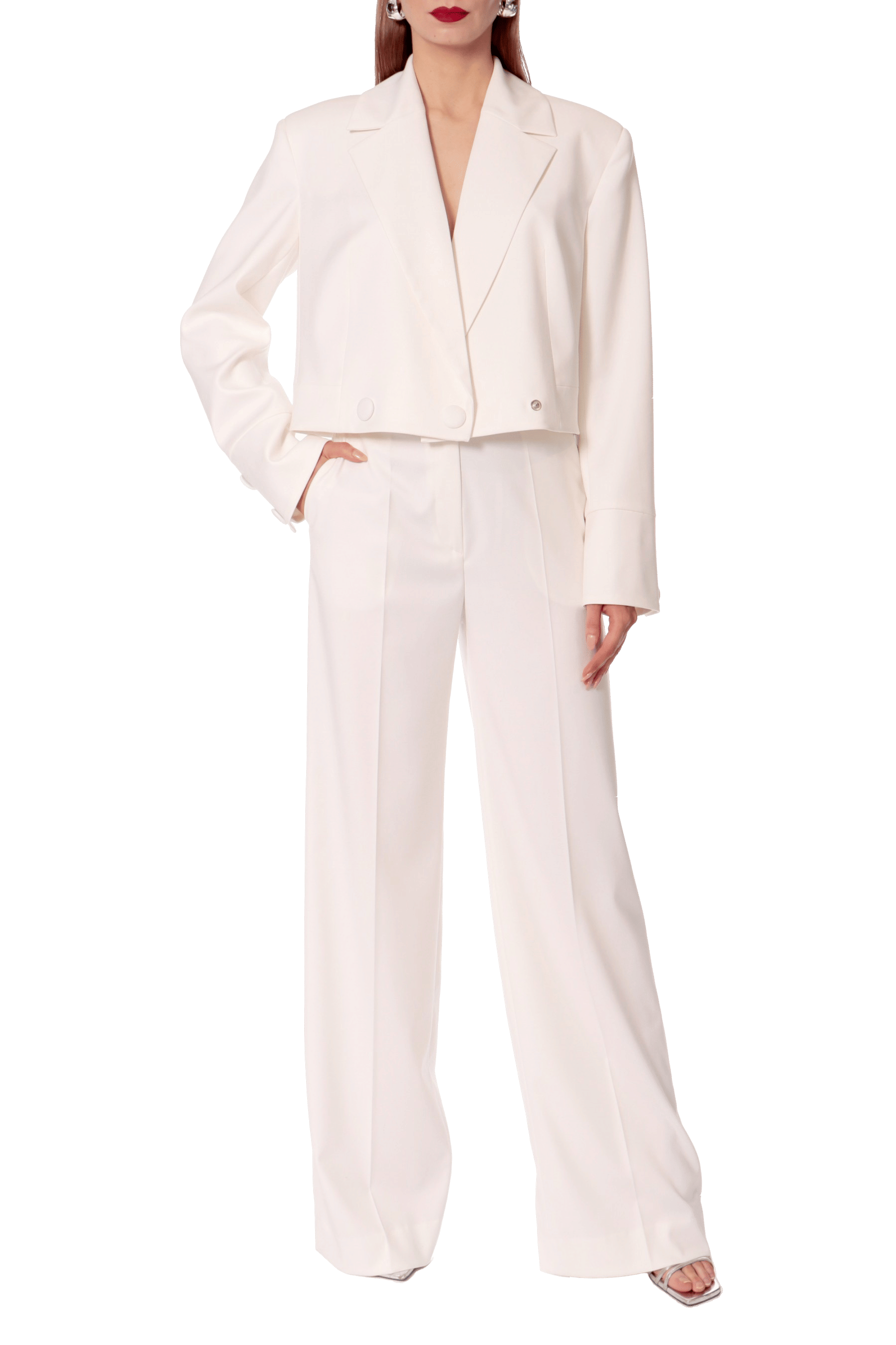 Blazer Heidi Aesthetic White made by HALEWSKI