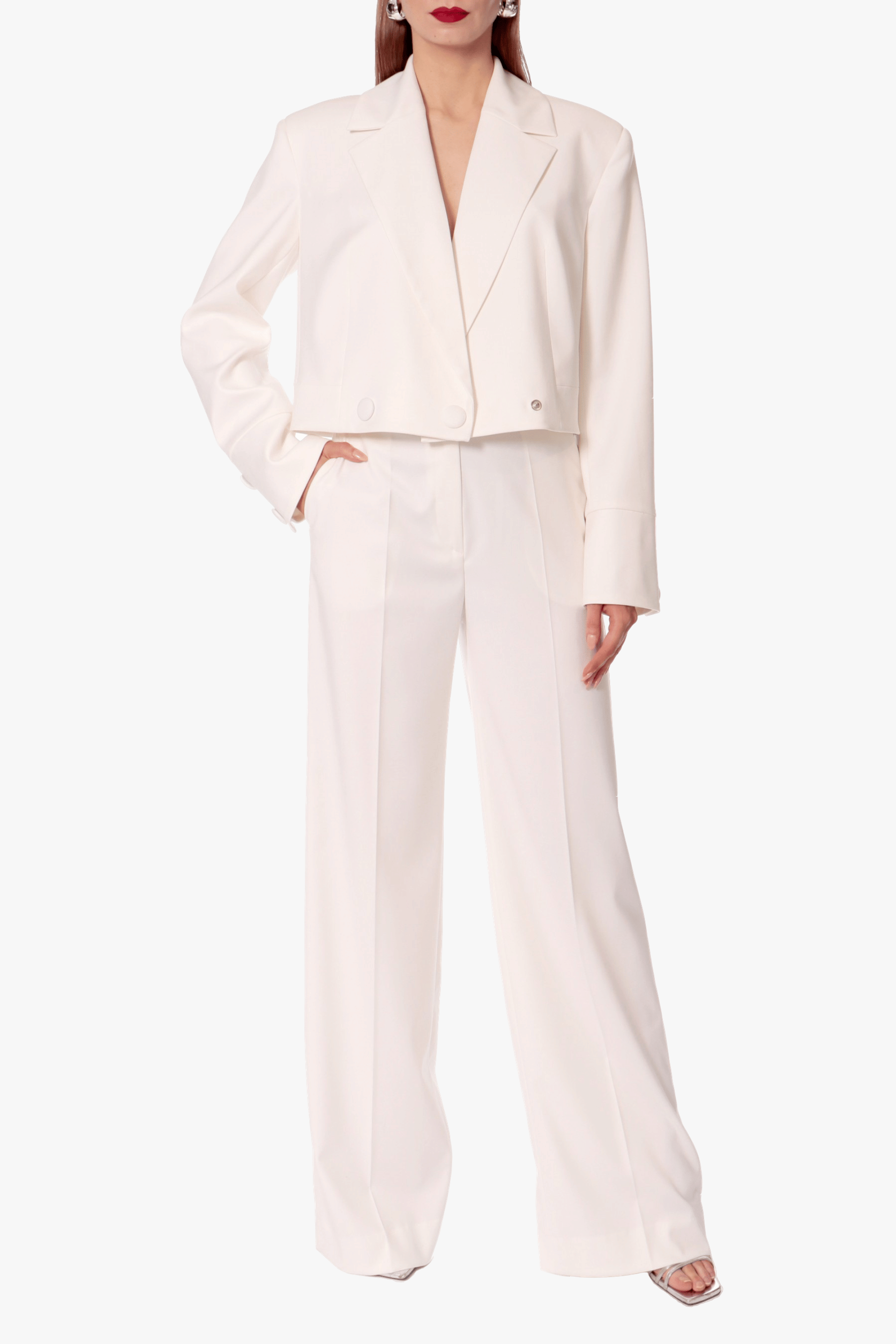 Blazer Heidi Aesthetic White made by HALEWSKI