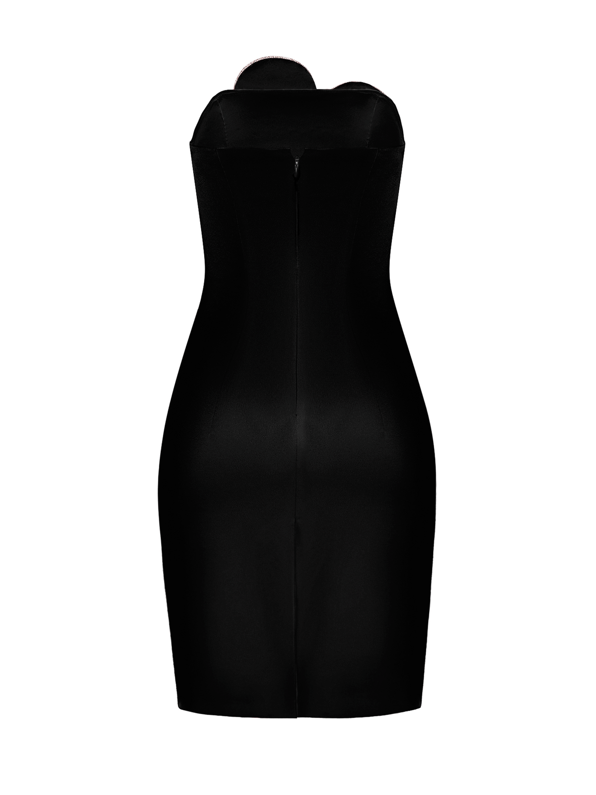 Heart-Embellished Strapless Mini Dress made by NDS The Label