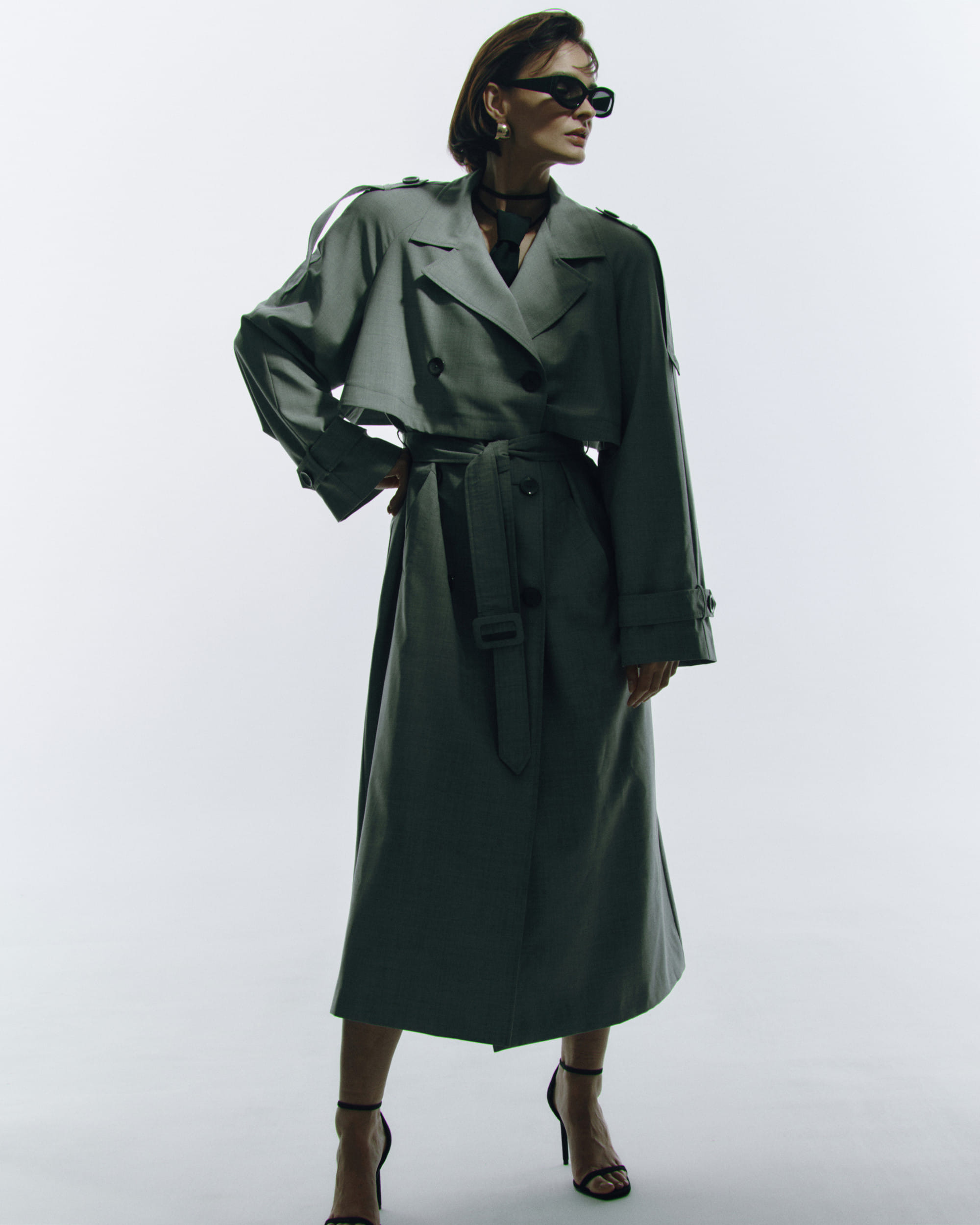 Seabird's Flight trench Coat made by Wiktoria Frankowska