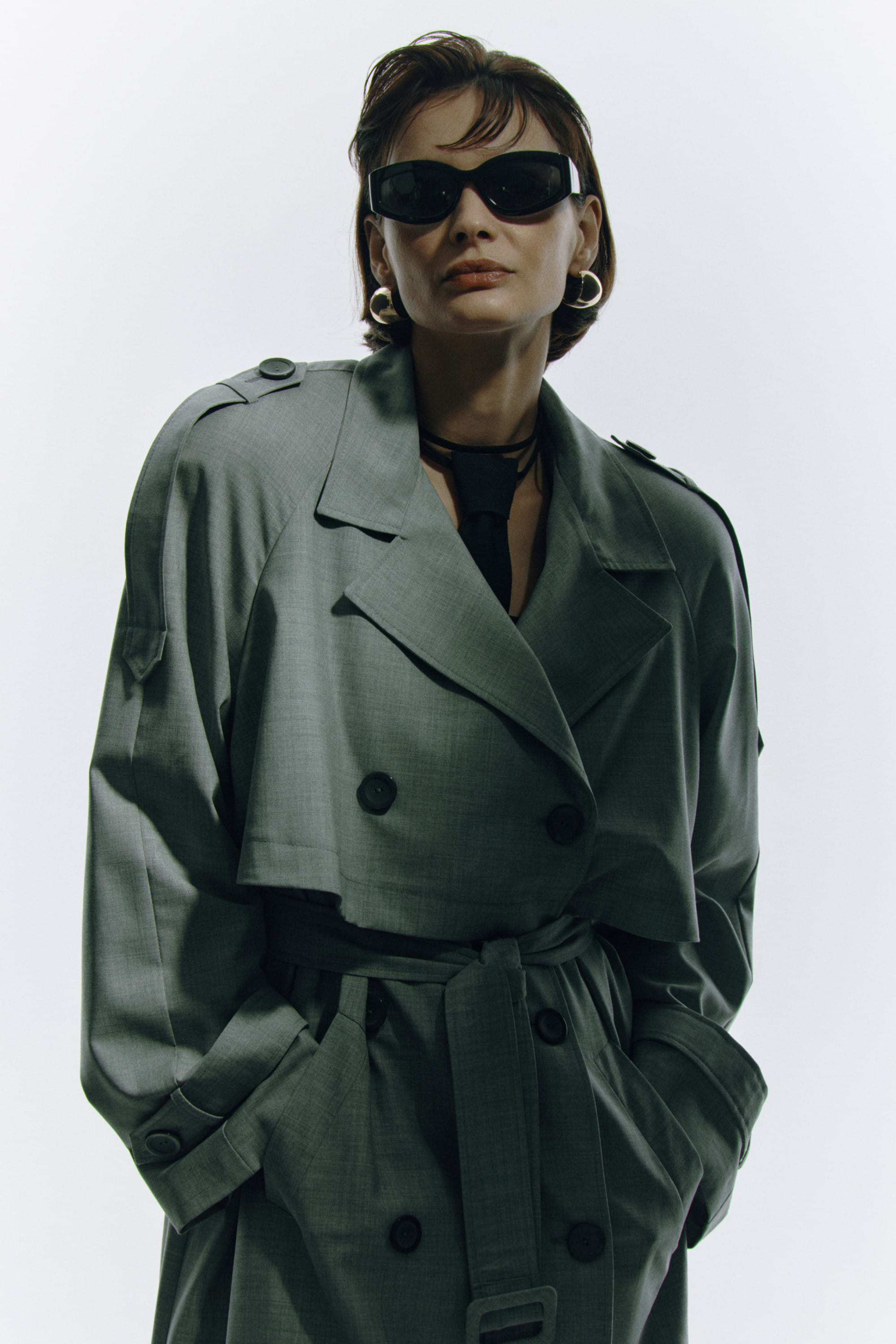 Seabird's Flight trench Coat made by Wiktoria Frankowska