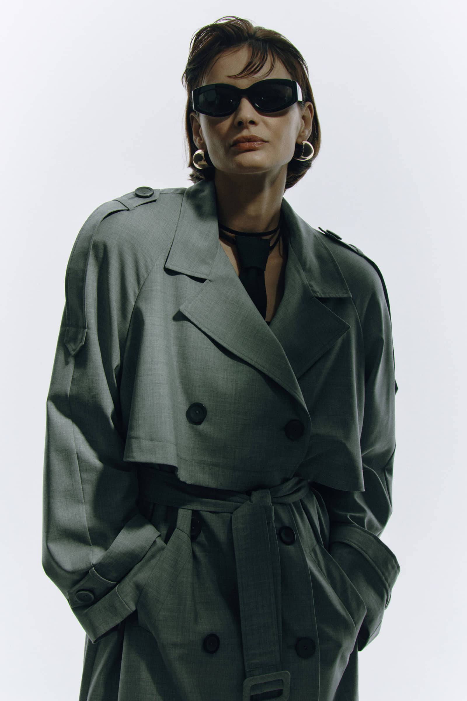 Seabird's Flight trench Coat made by Wiktoria Frankowska