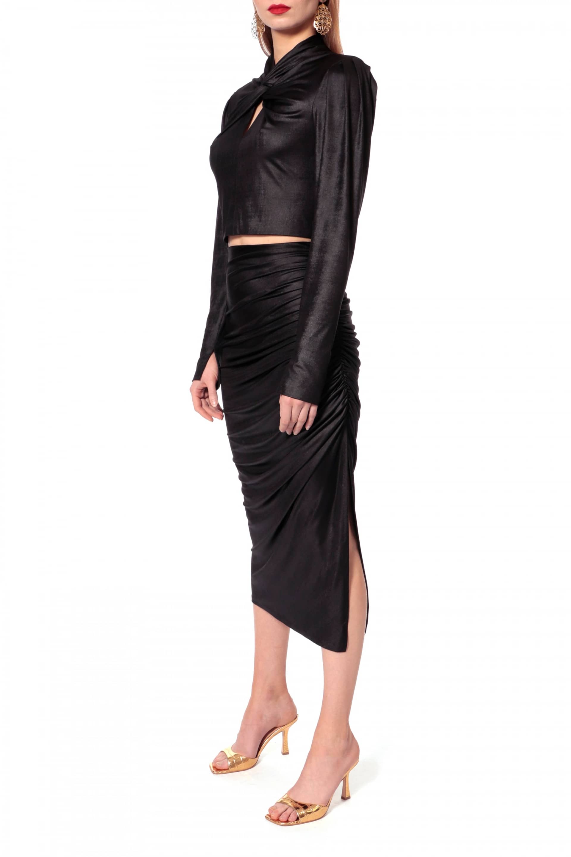 Skirt Judy Power Black made by HALEWSKI