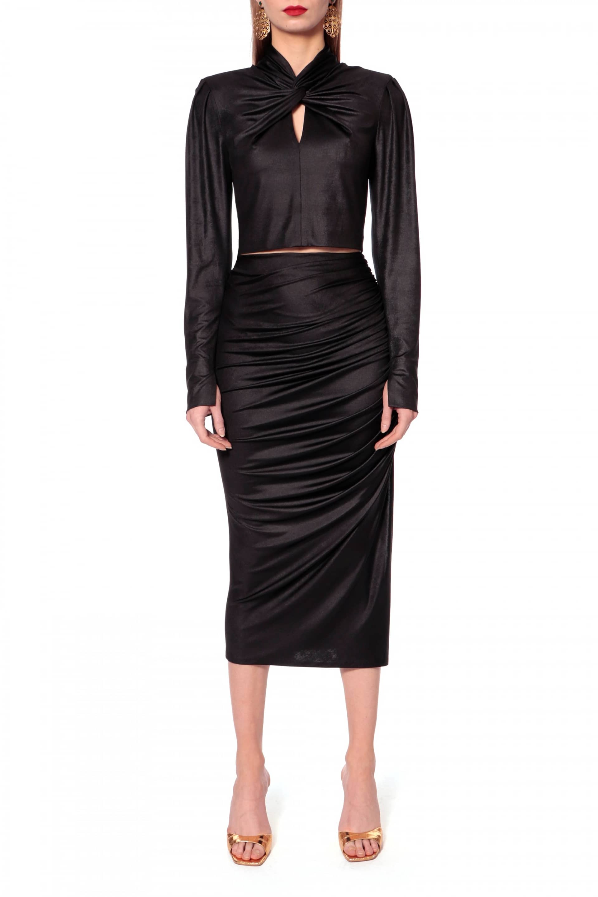 Skirt Judy Power Black made by HALEWSKI