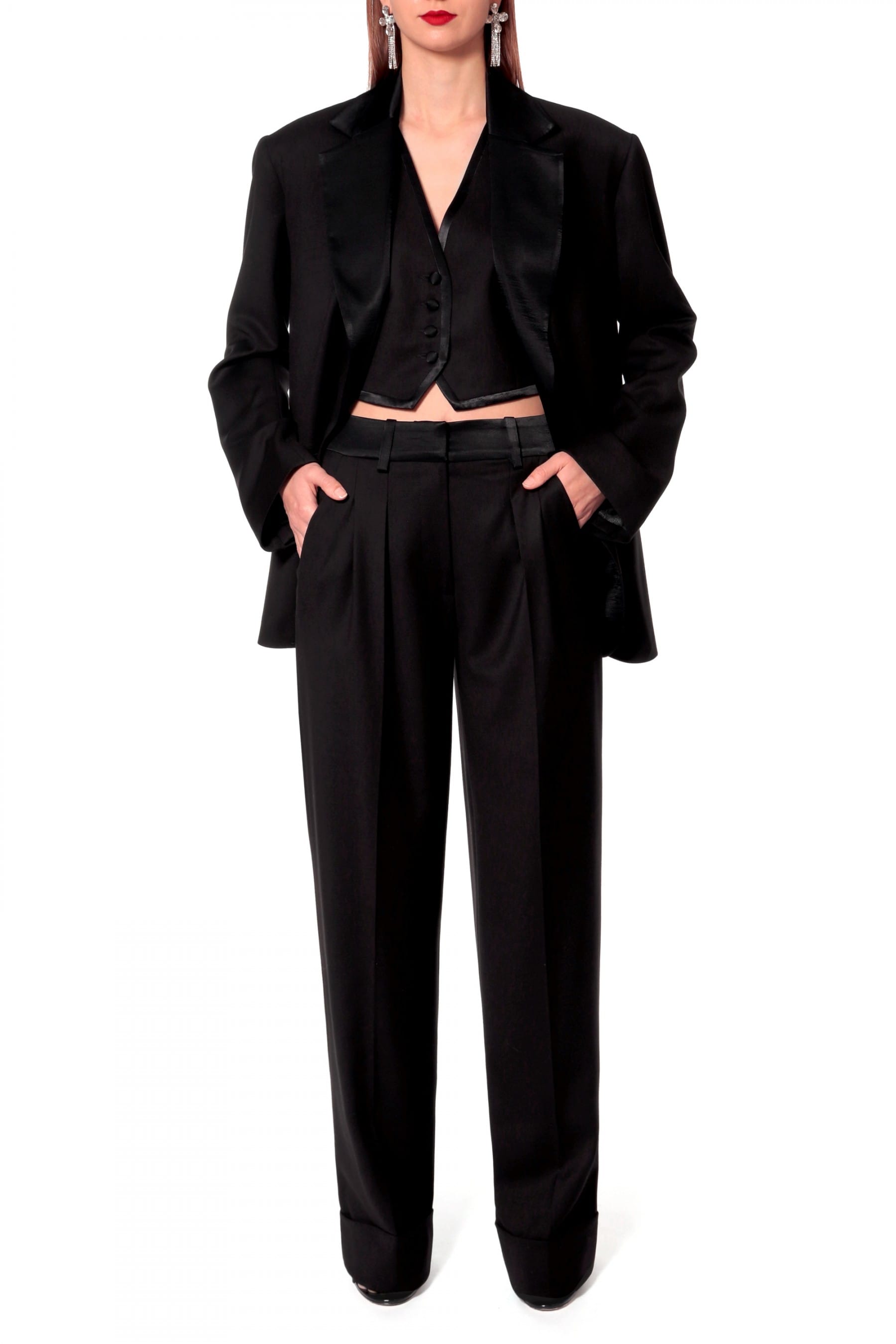 Trousers Frankie Fashion Black made by HALEWSKI