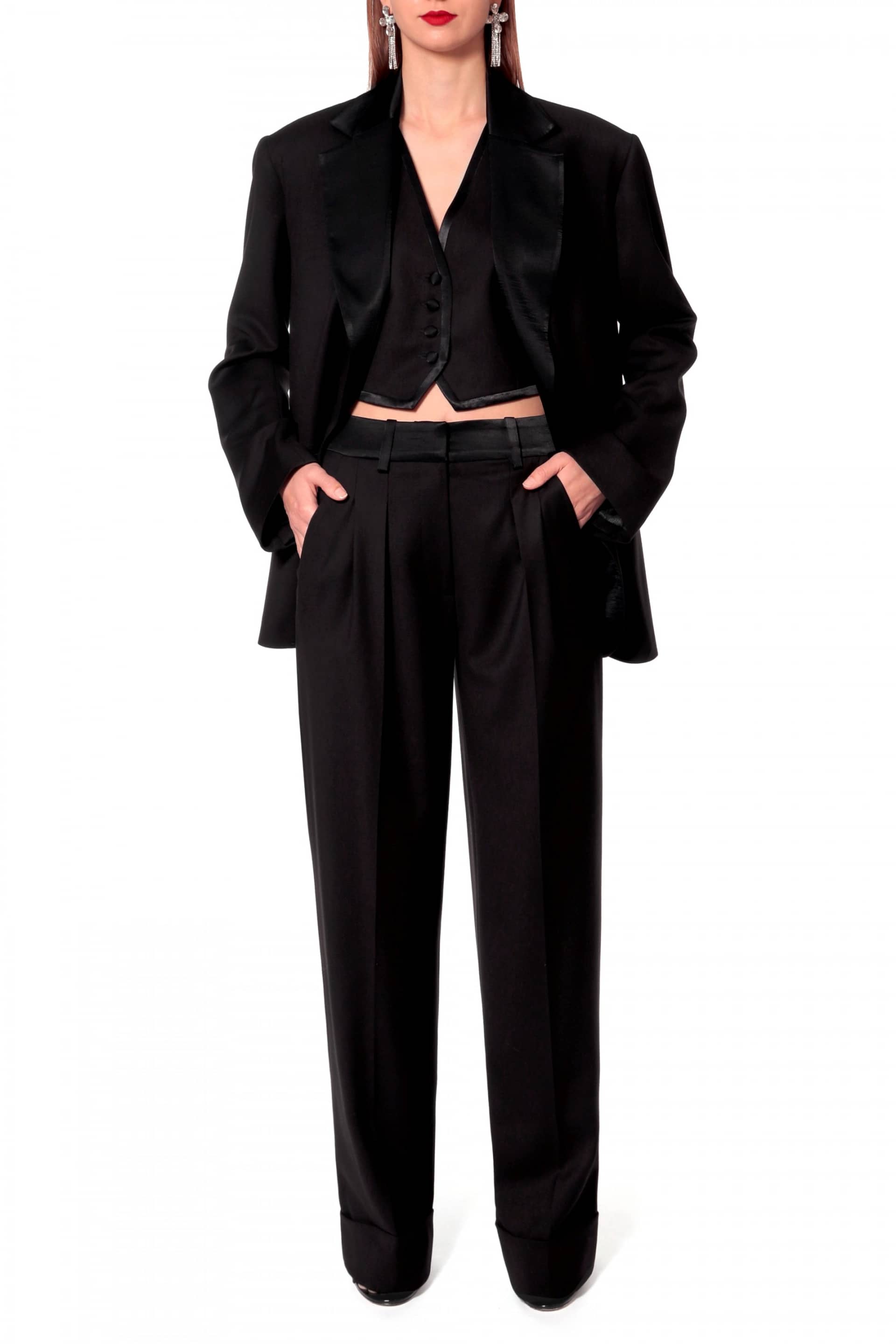 Trousers Frankie Fashion Black made by HALEWSKI