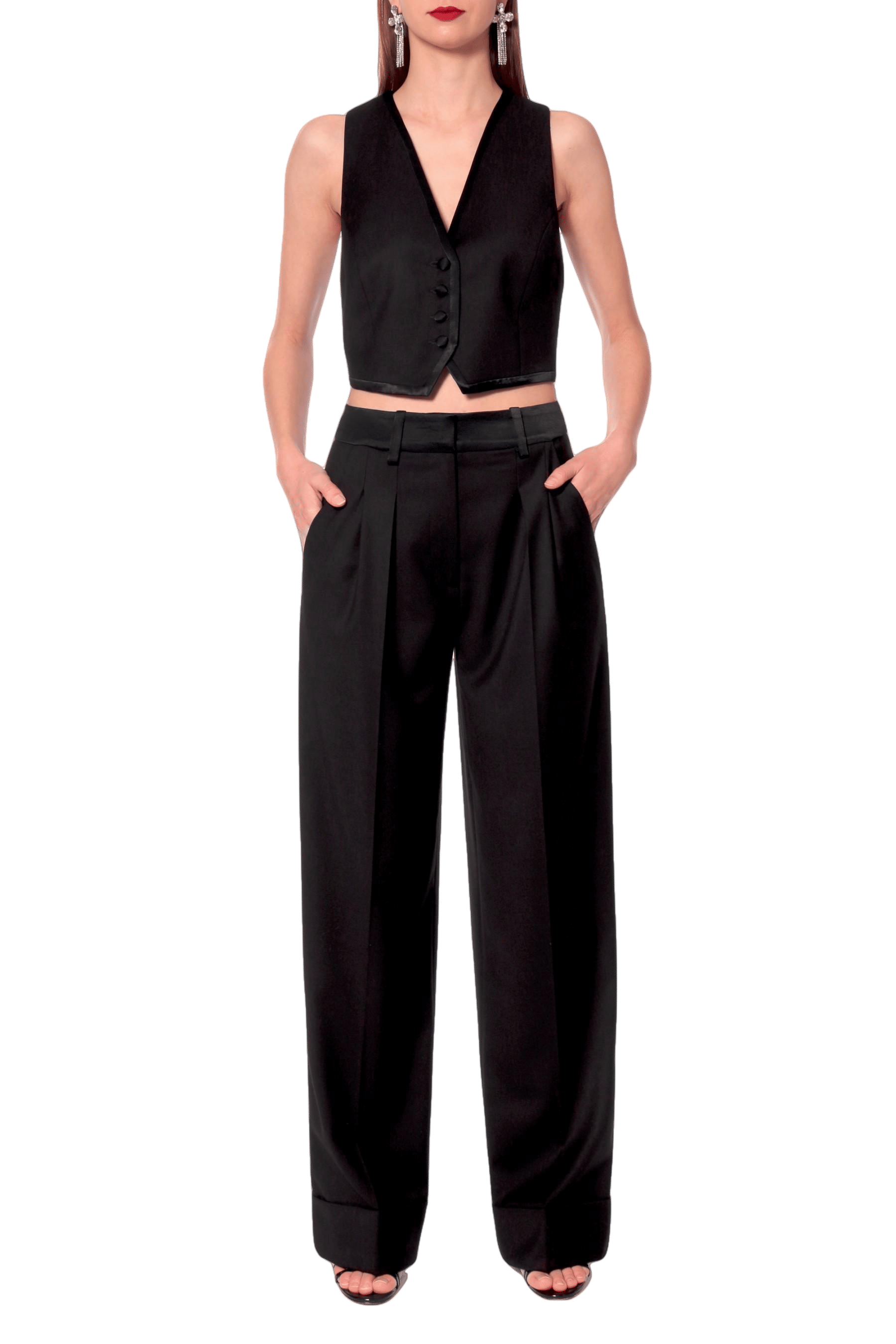 Trousers Frankie Fashion Black made by HALEWSKI