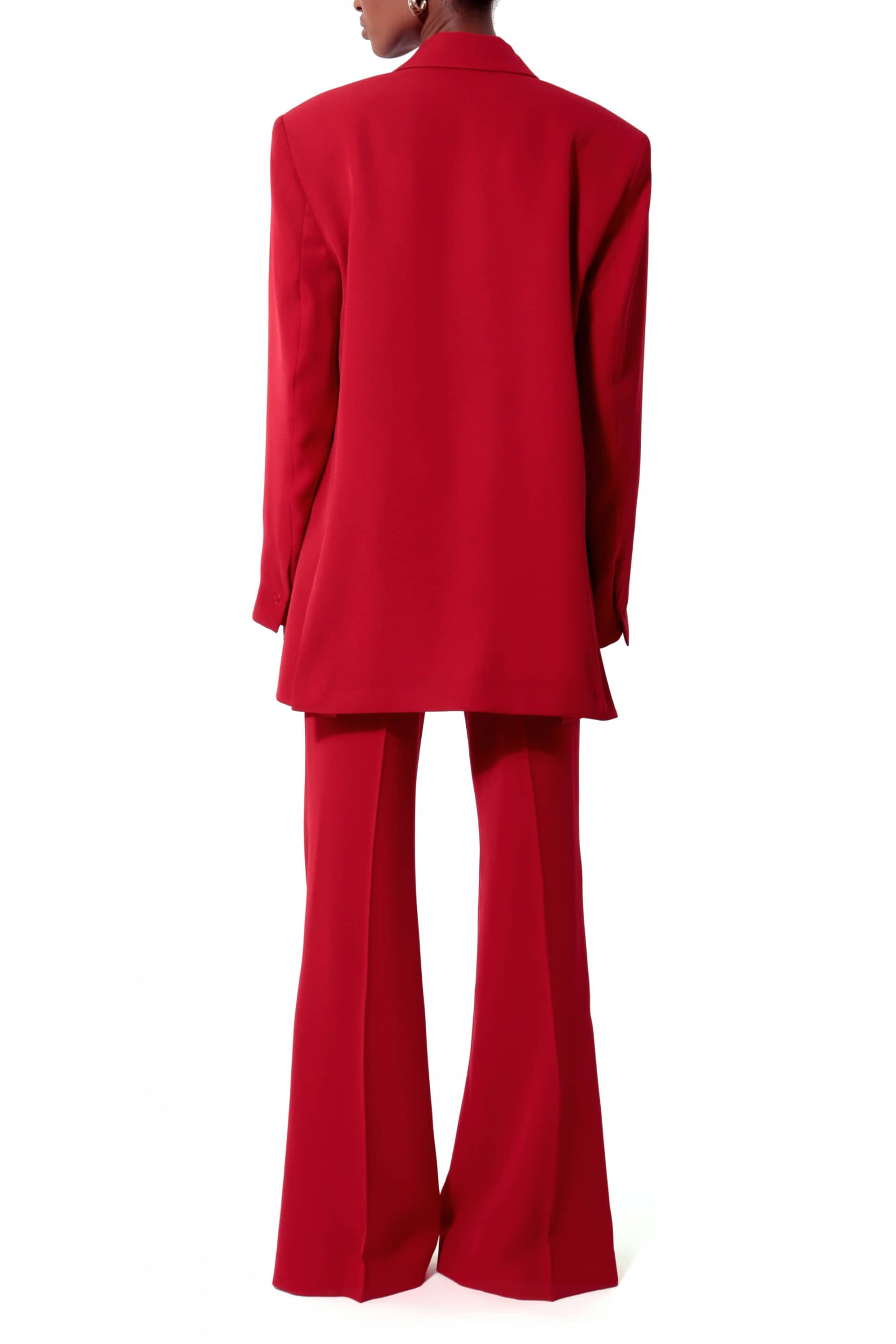 Blair Ribbon Red Blazer made by HALEWSKI