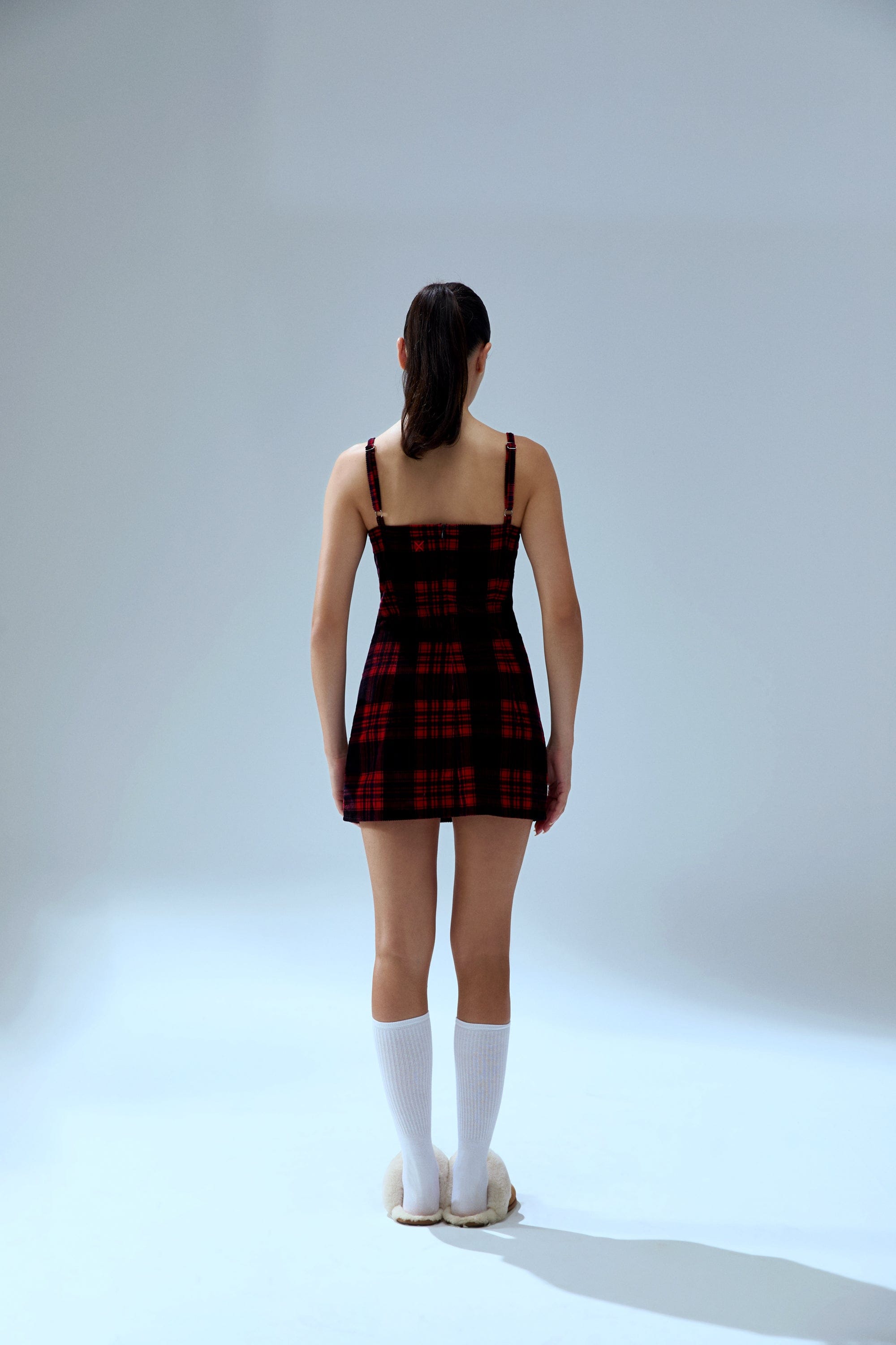 YOUR *ITCH PLAID MINI DRESS made by PCFG