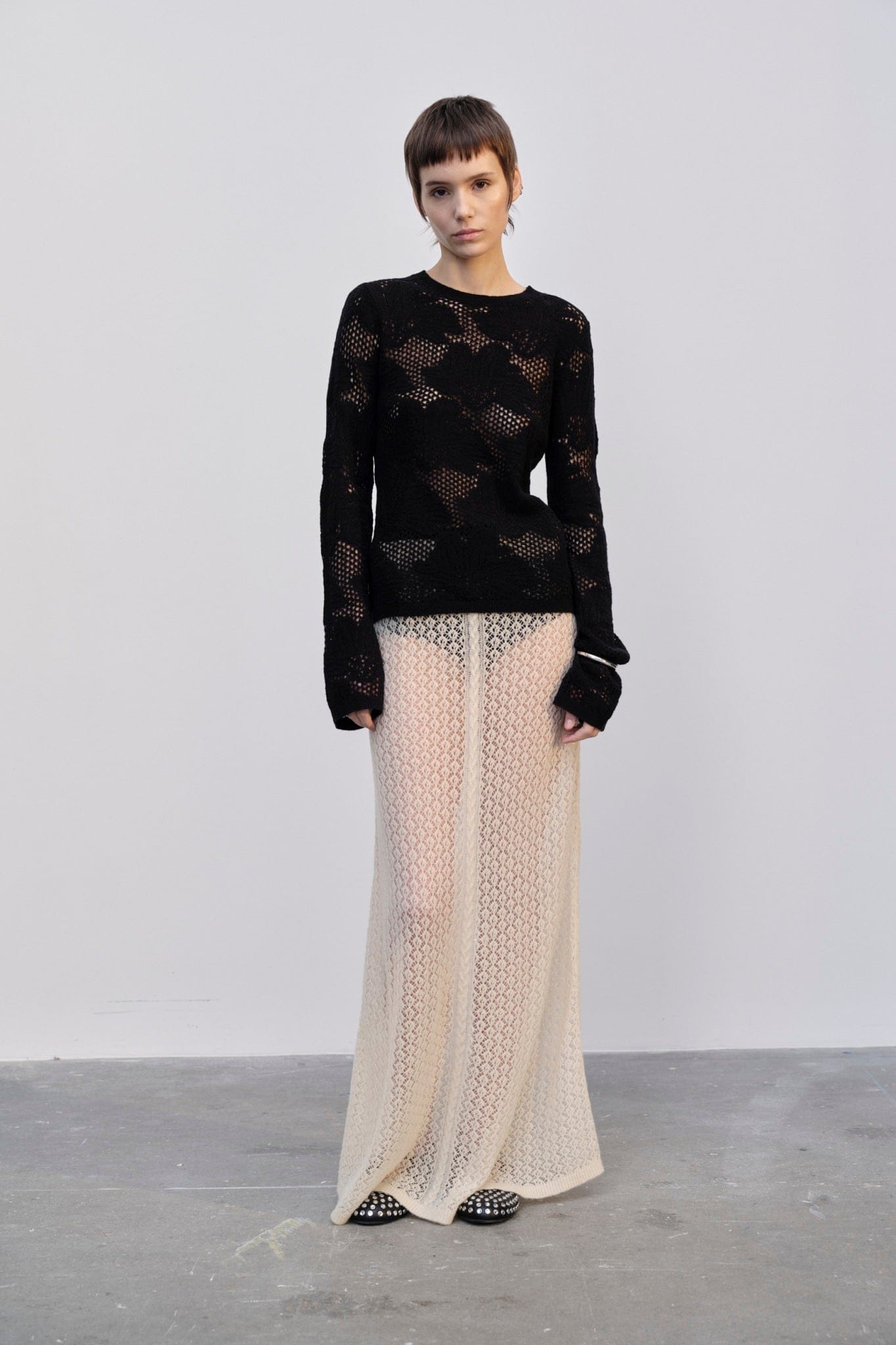 Silvia Knit Blouse - Black made by HERSKIND