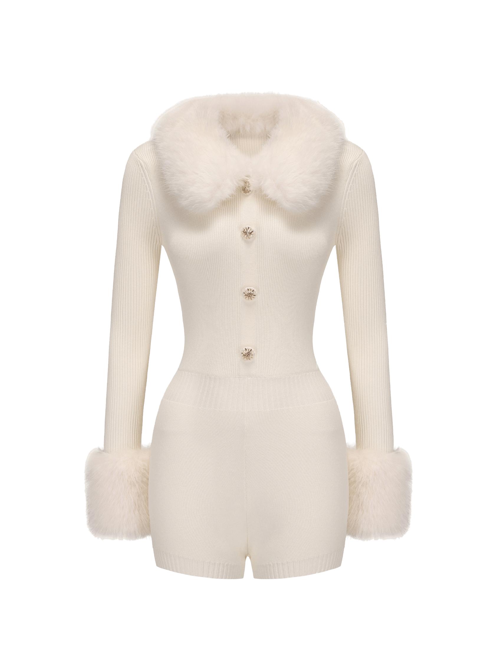 Natalia Fur Jumpsuit made by Nana Jacqueline