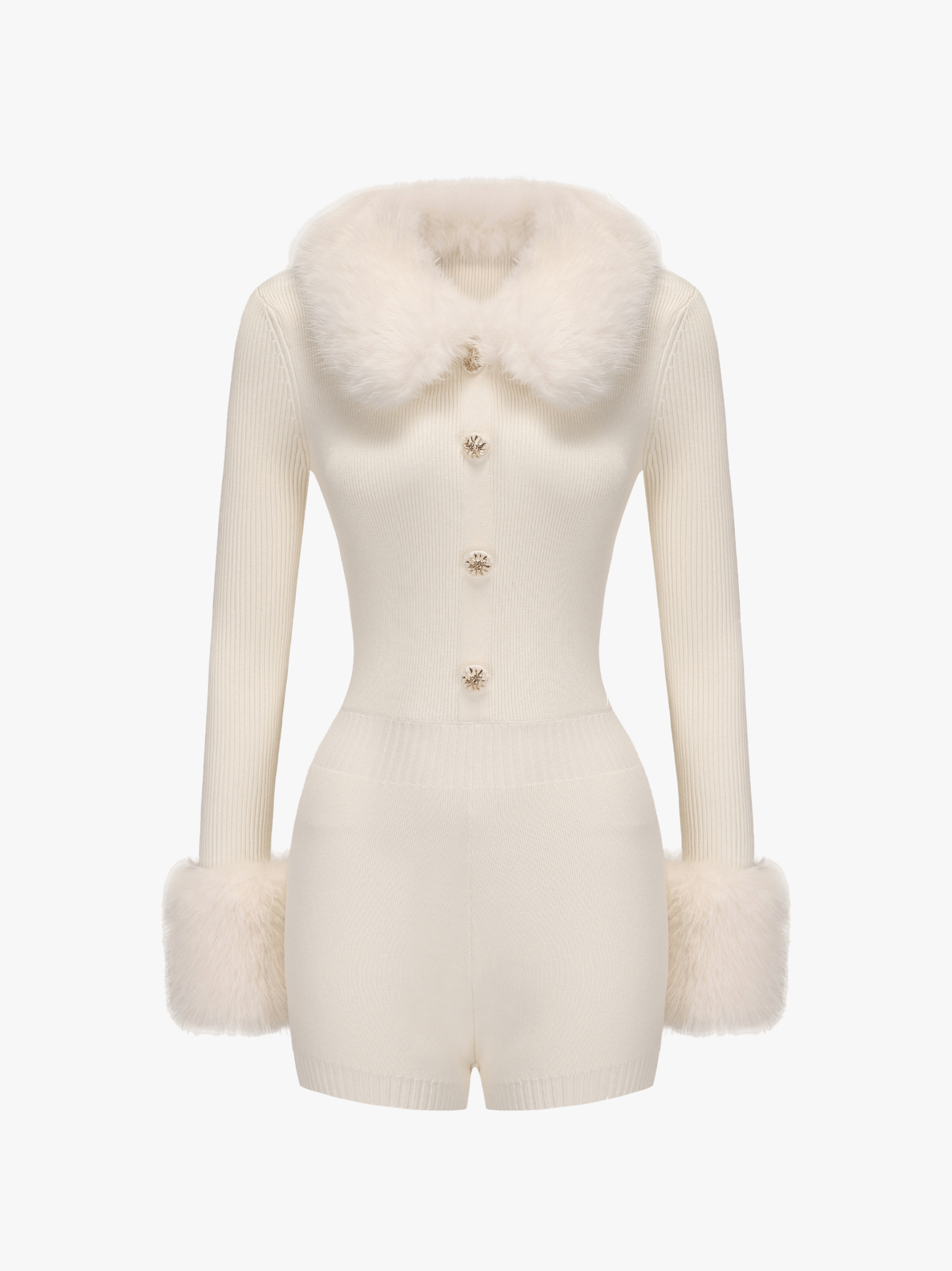 Natalia Fur Jumpsuit made by Nana Jacqueline