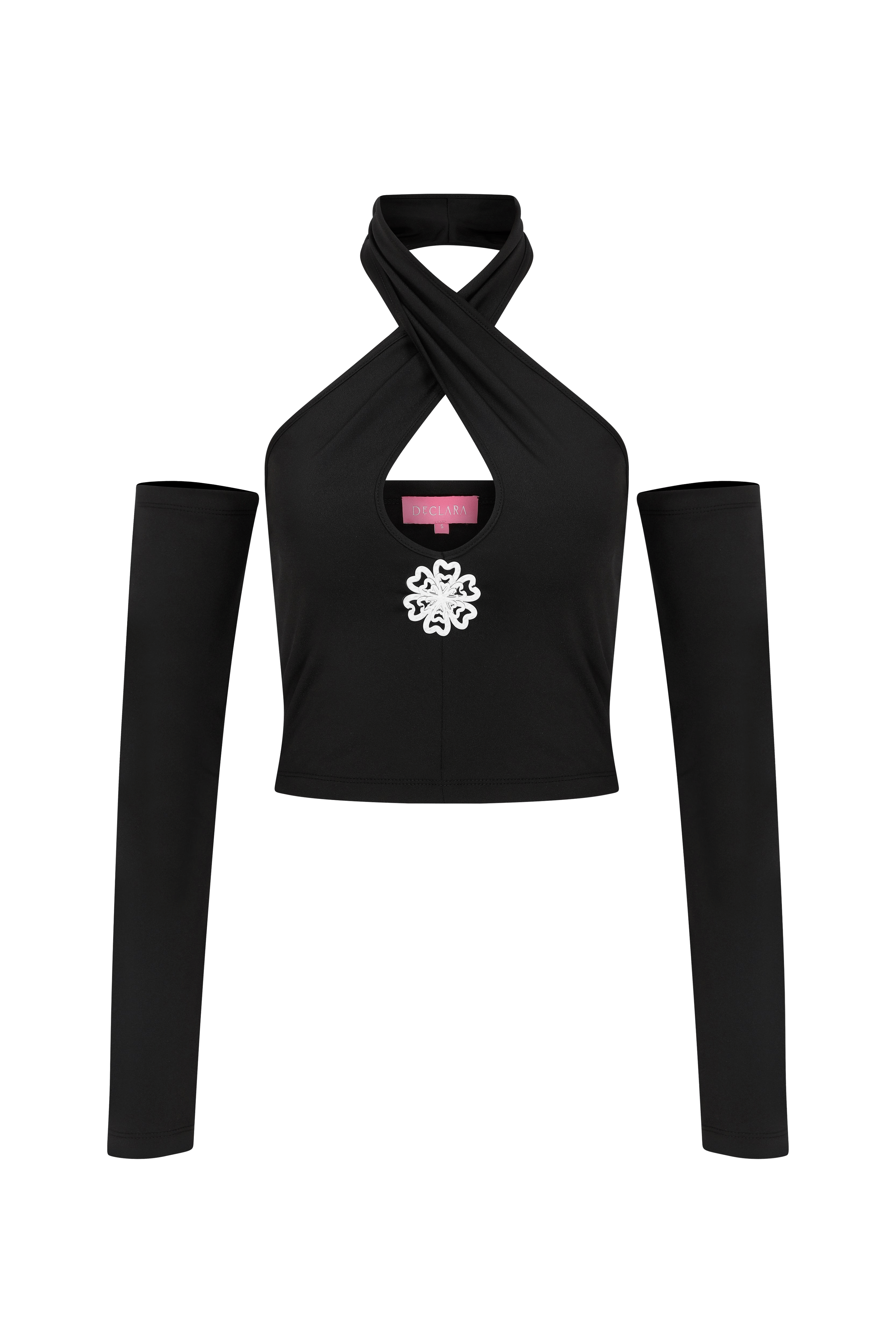 Botanical Reffection Cut-Out Top made by Declara