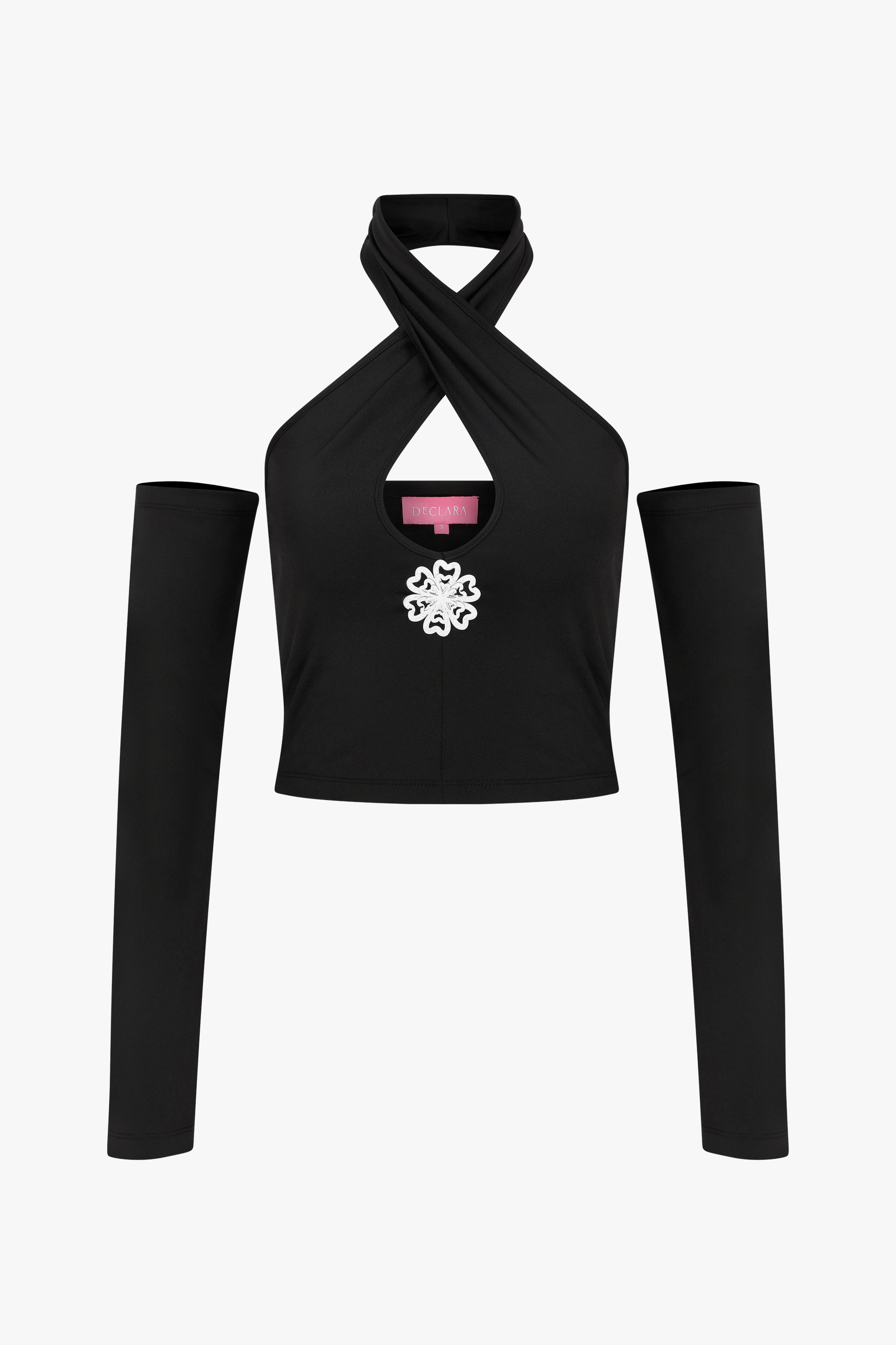 Botanical Reffection Cut-Out Top made by Declara