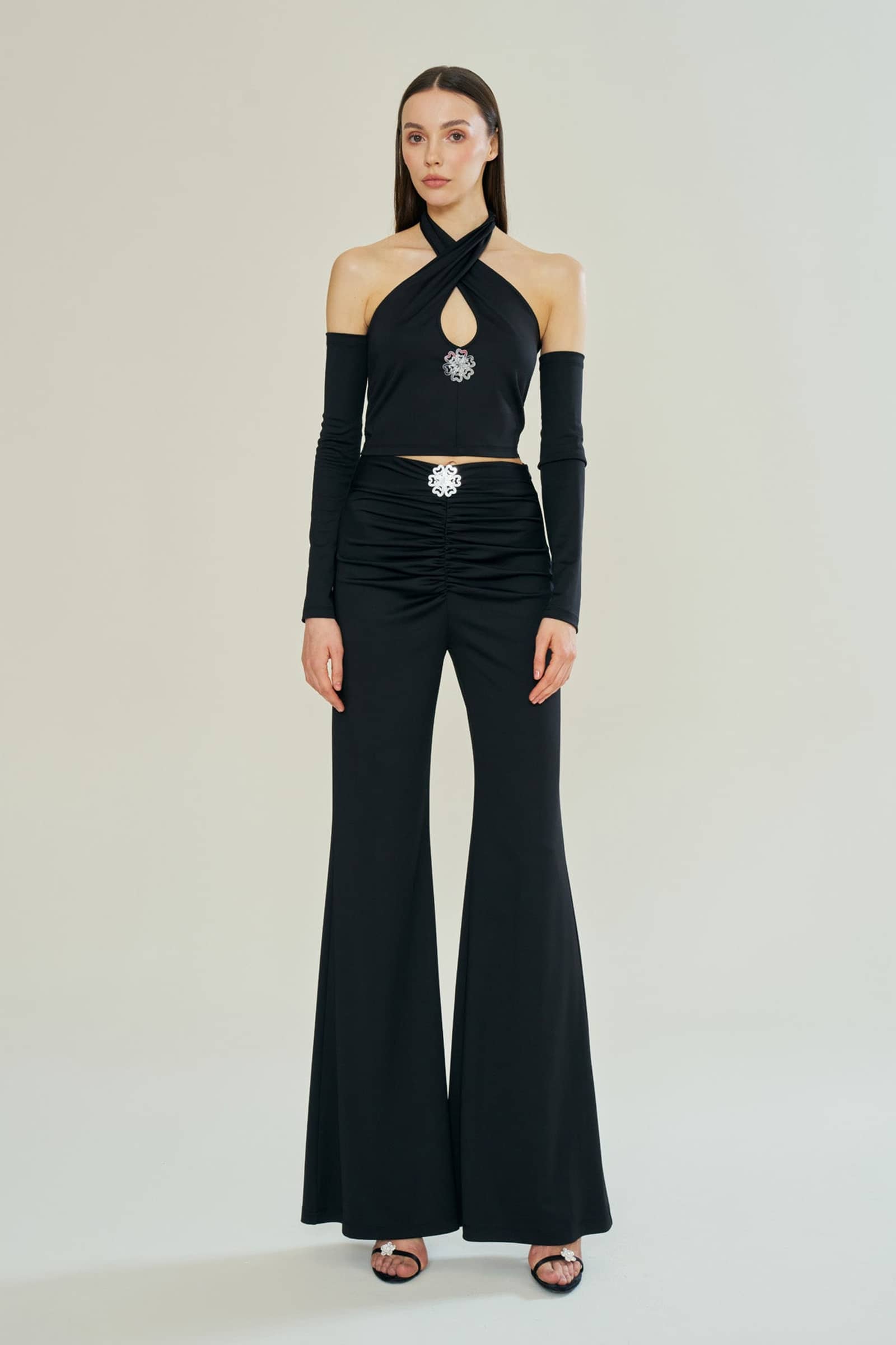 Botanical Reffection Cut-Out Top made by Declara