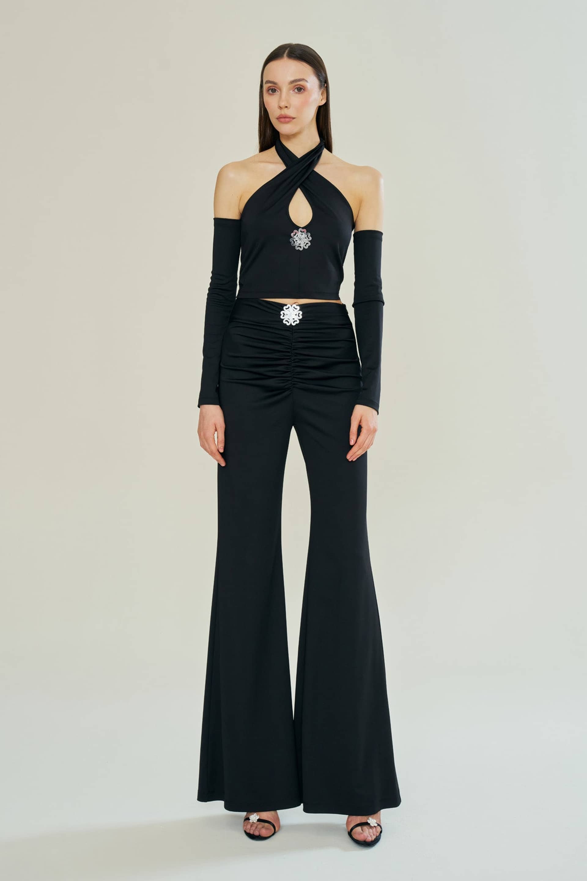 Botanical Reffection Cut-Out Top made by Declara