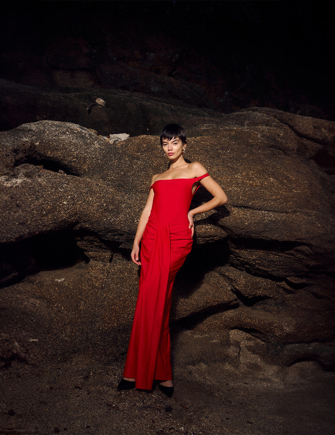 SET MAI SKIRT + ALBA BODYSUIT RED - LIMITED EDITION made by 710 Studio