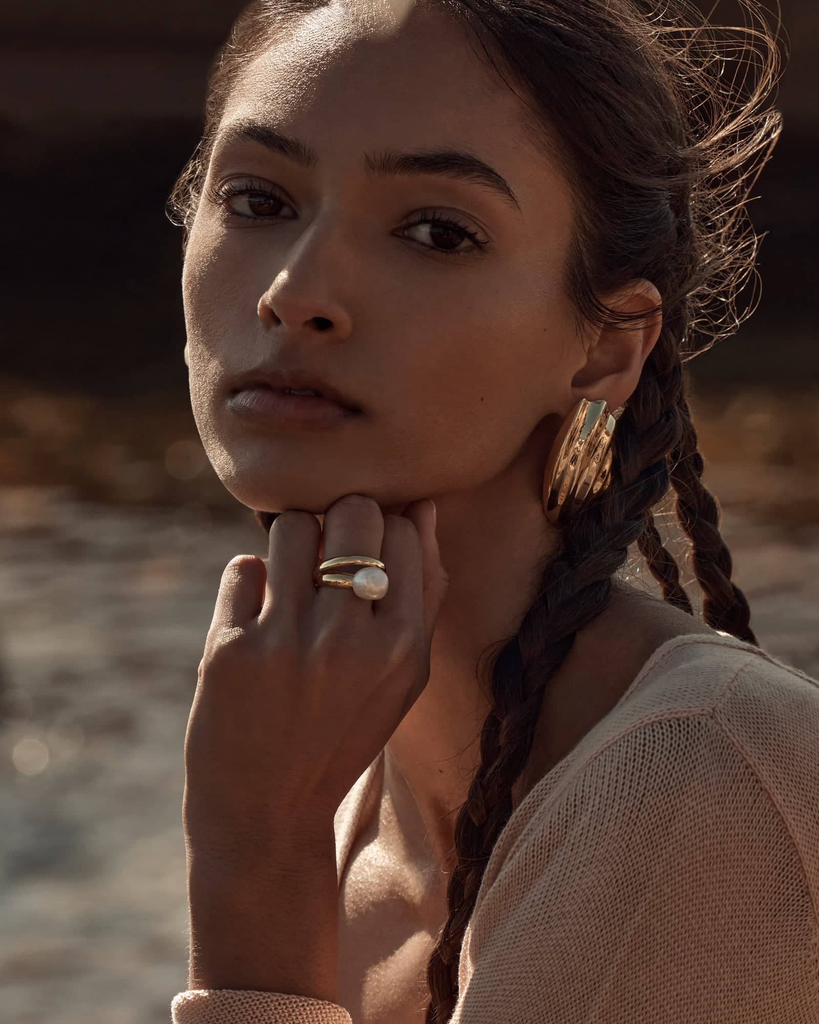 Celina Earrings made by Amber Sceats