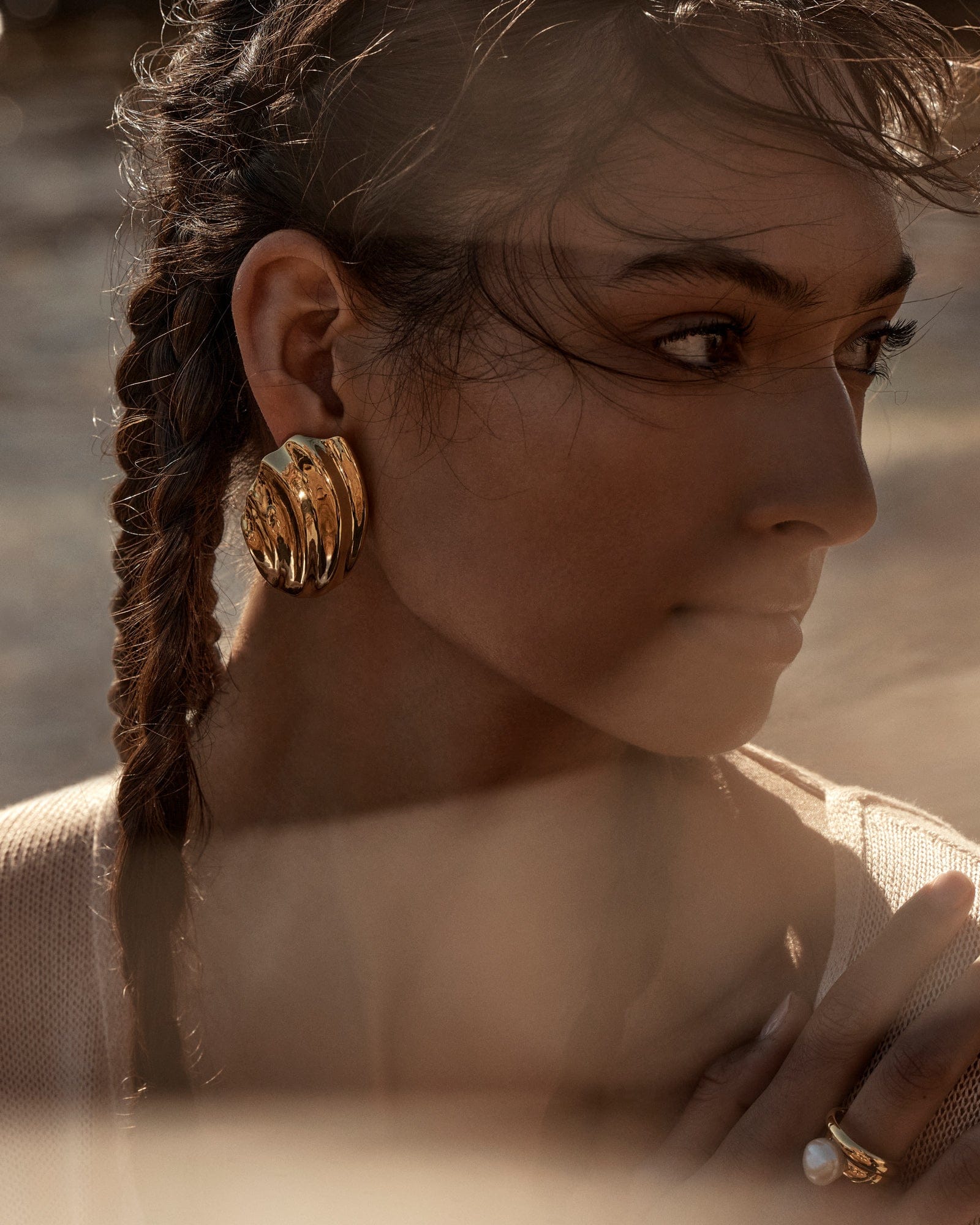 Celina Earrings made by Amber Sceats