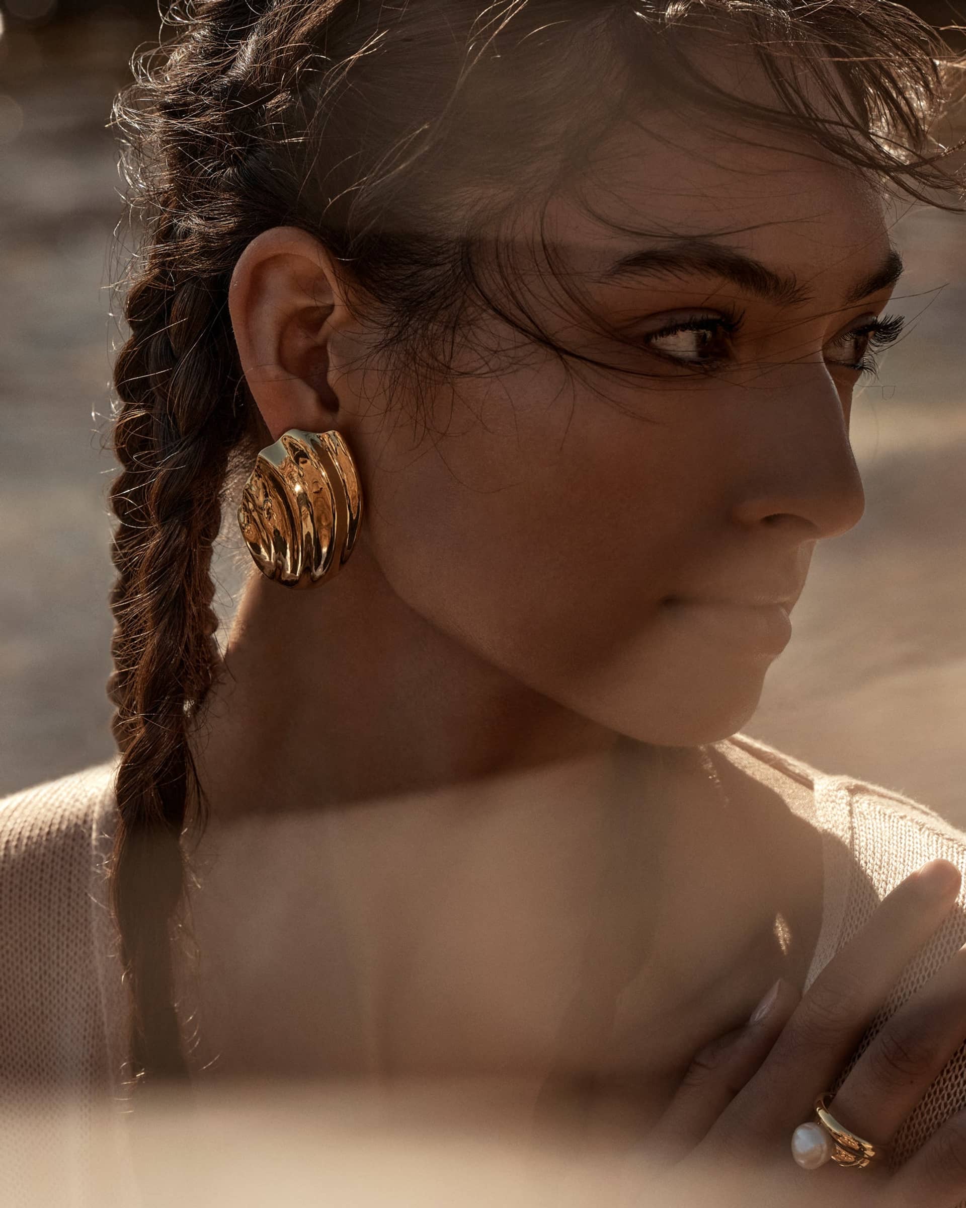 Celina Earrings made by Amber Sceats