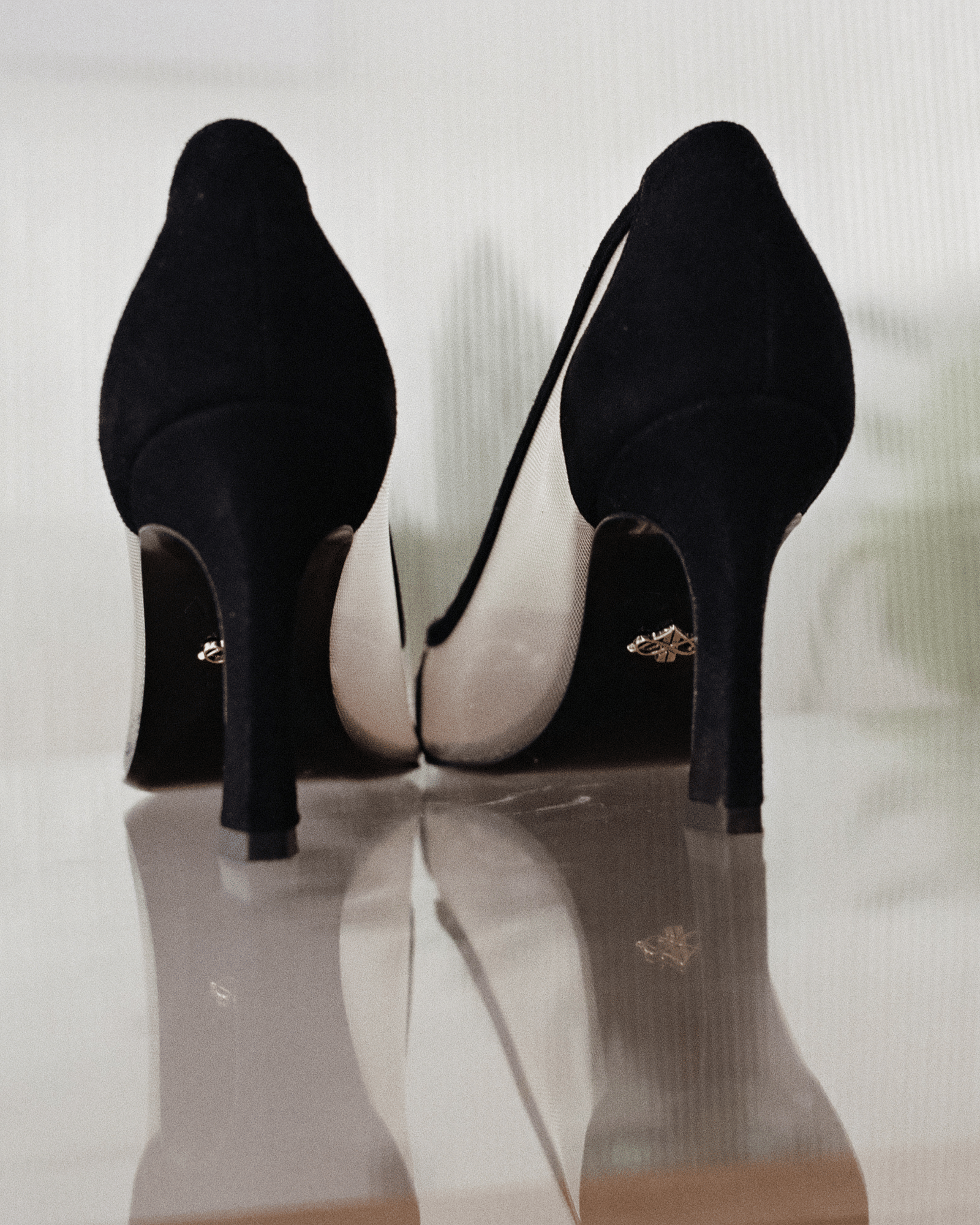 Fiorellini Pump Mesh 85 Black in Black made by ATANA