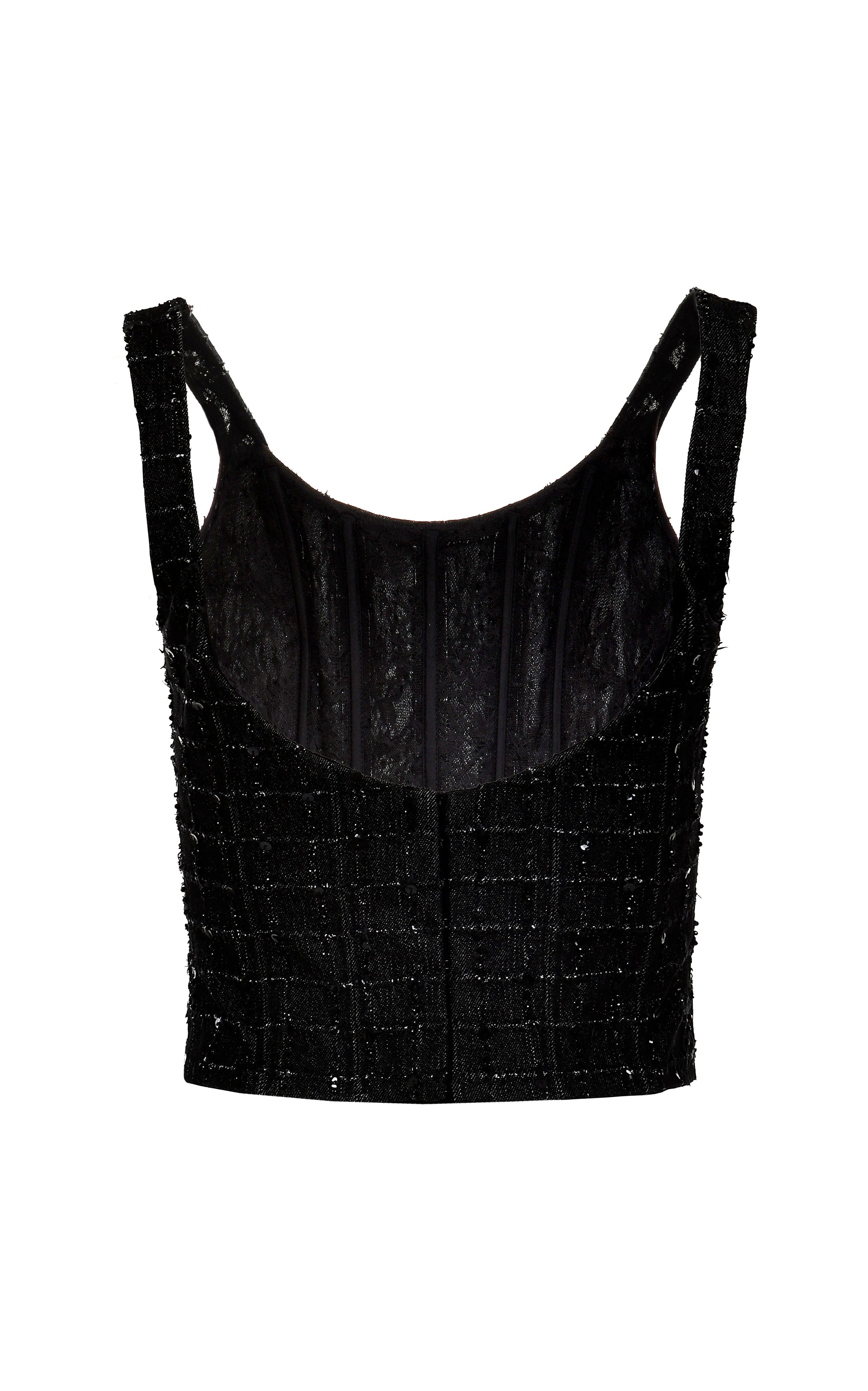 Sloane Corset Top - Handembroidered made by Francesca Miranda