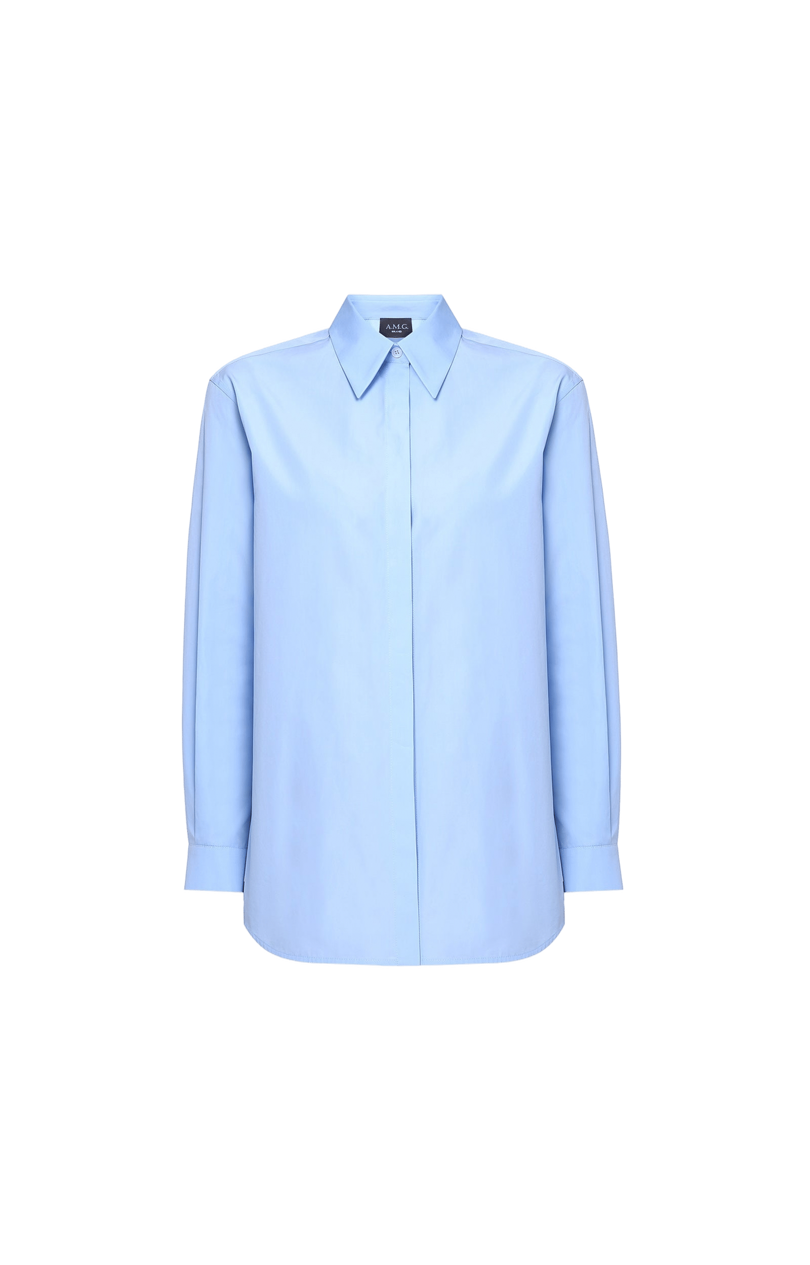 Blue Cotton Shirt made by A.M.G