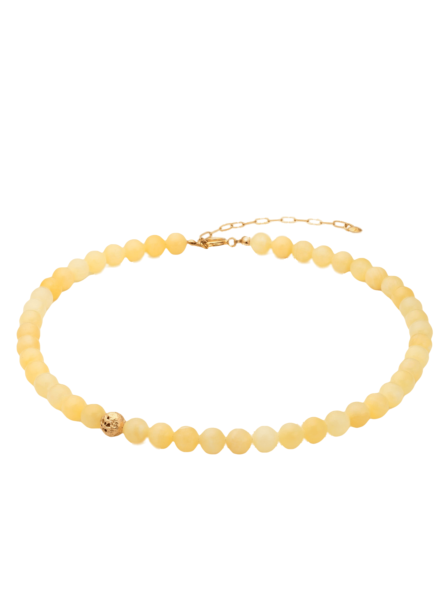 Minerals Honey Calcite Necklace made by Eva Remenyi