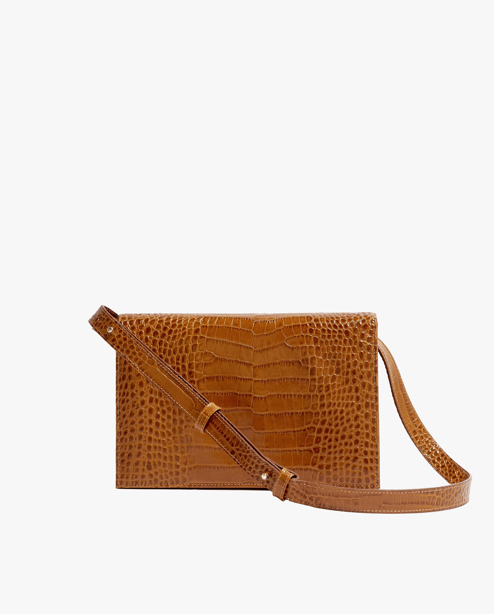 Ines Camel croco print made by Phialebel