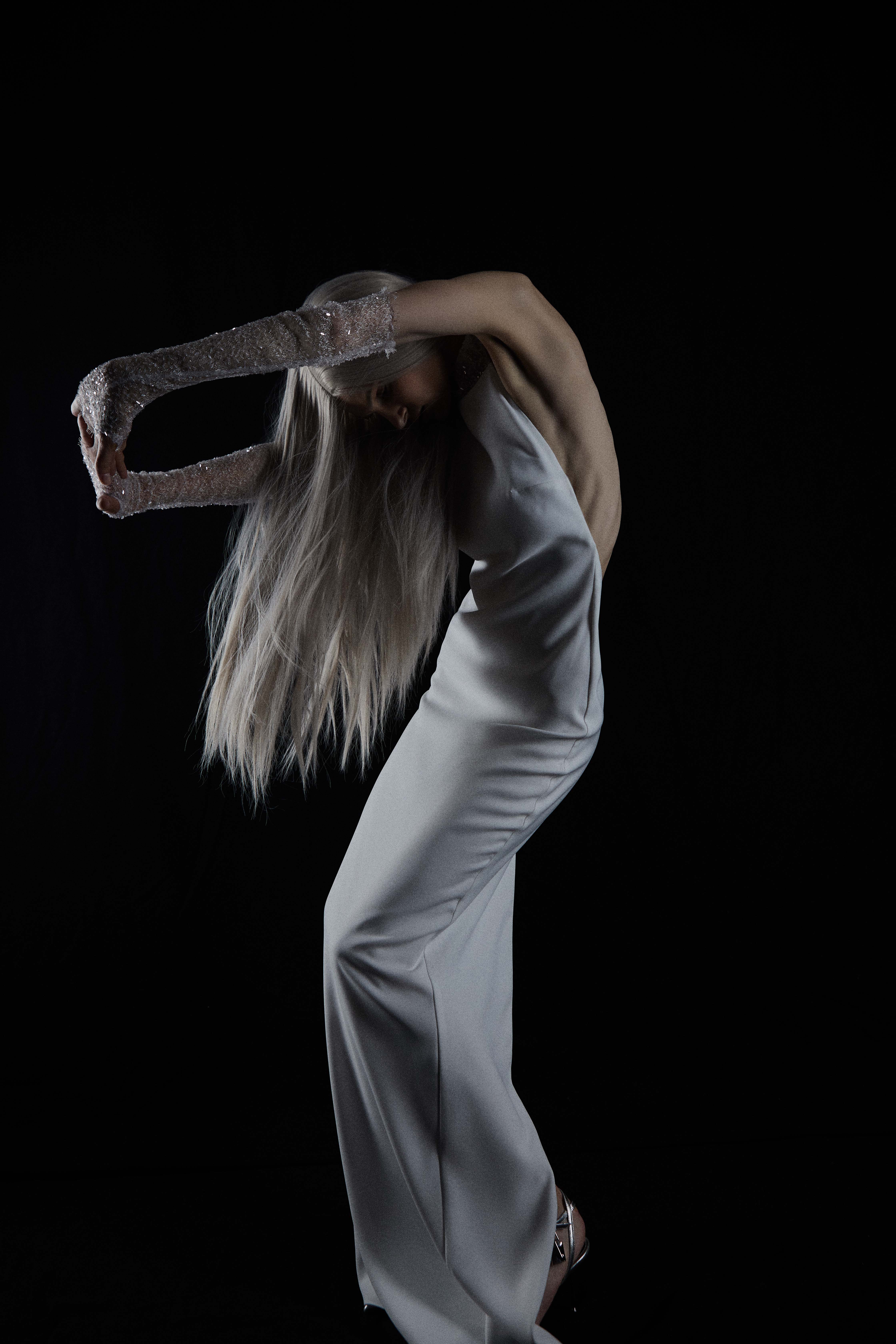 ANIELA DRESS in White made by Vestiaire d'un Oiseau Libre