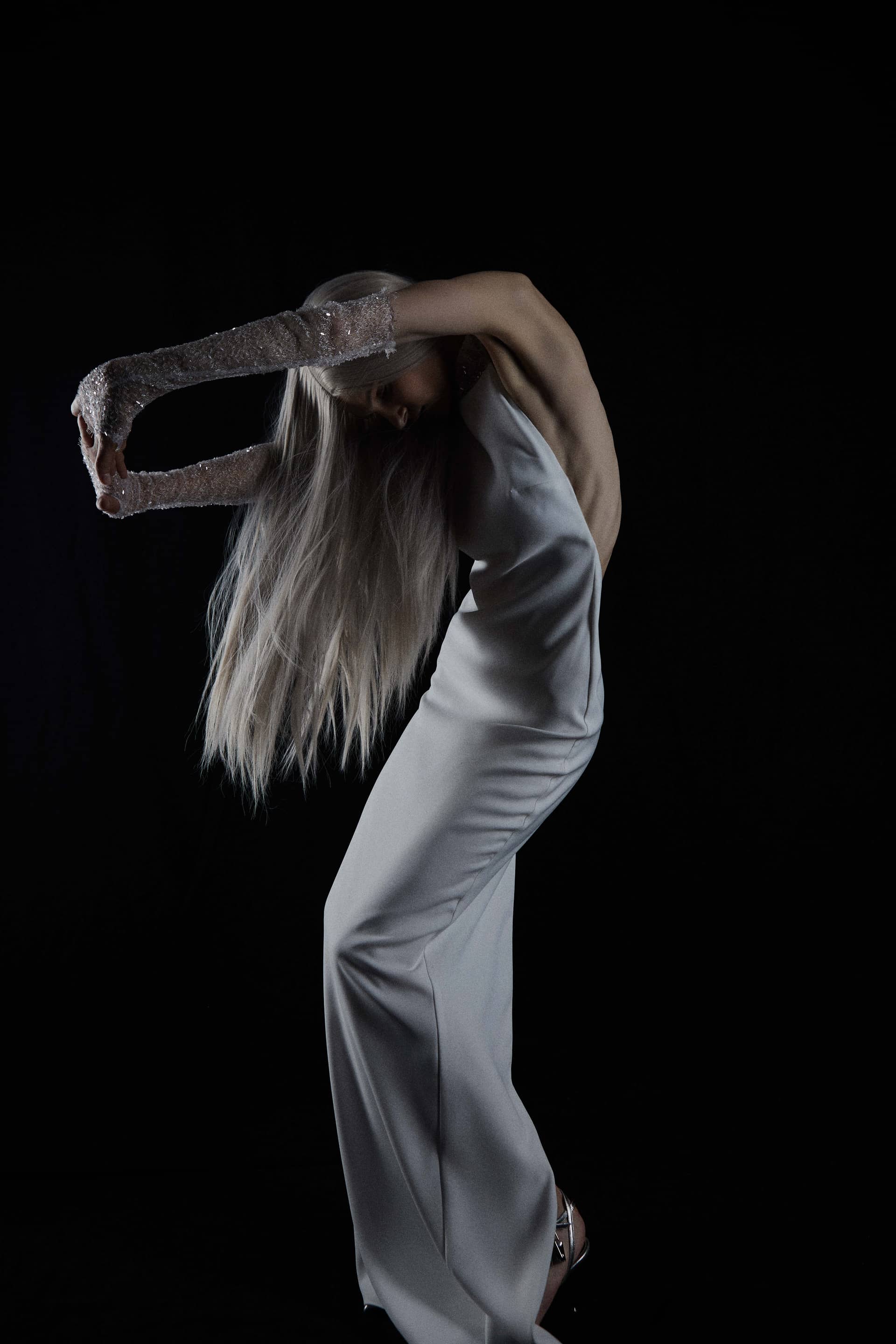 ANIELA DRESS in White made by Vestiaire d'un Oiseau Libre