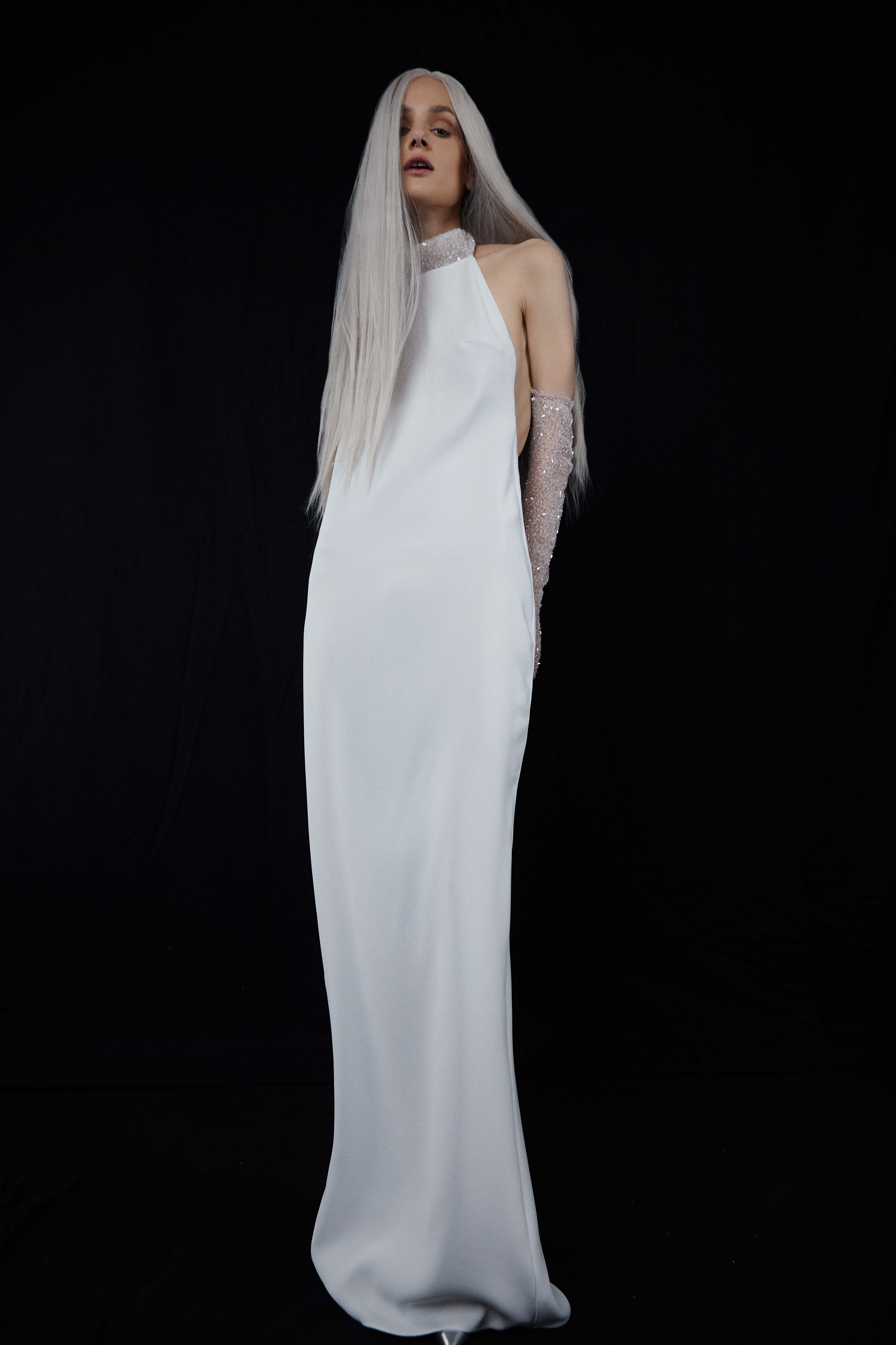 ANIELA DRESS in White made by Vestiaire d'un Oiseau Libre