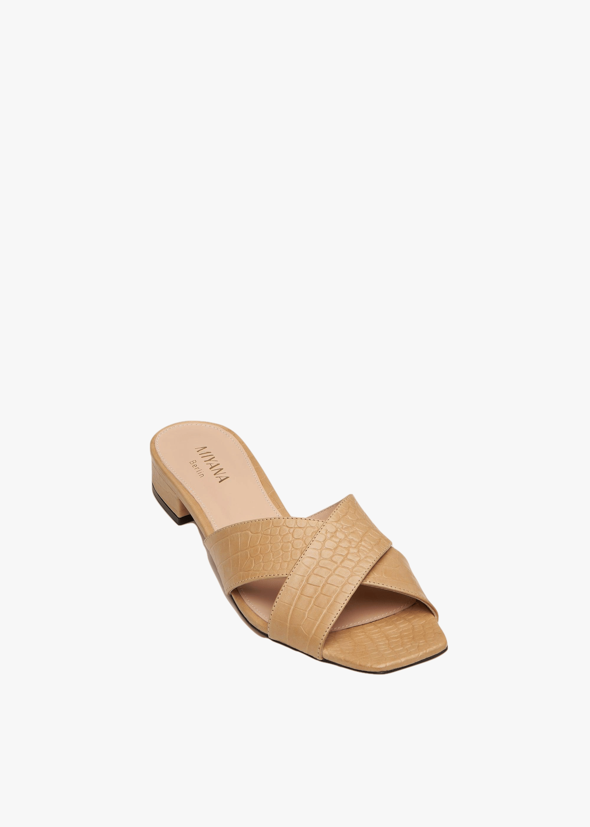 Imani Sandals in Beige made by Miyana Berlin