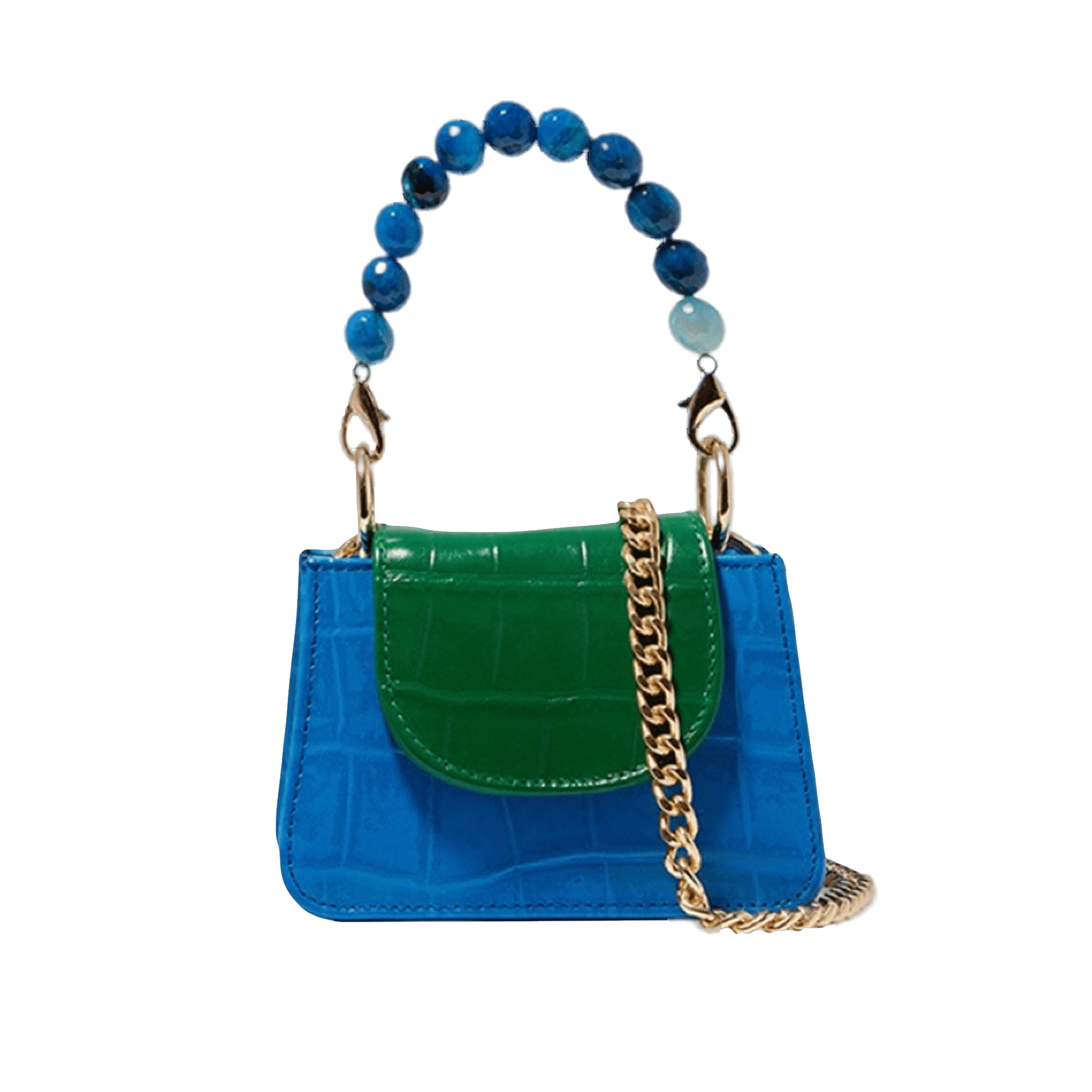 Horra - Blue X Green - Mini bag made by ALIEL
