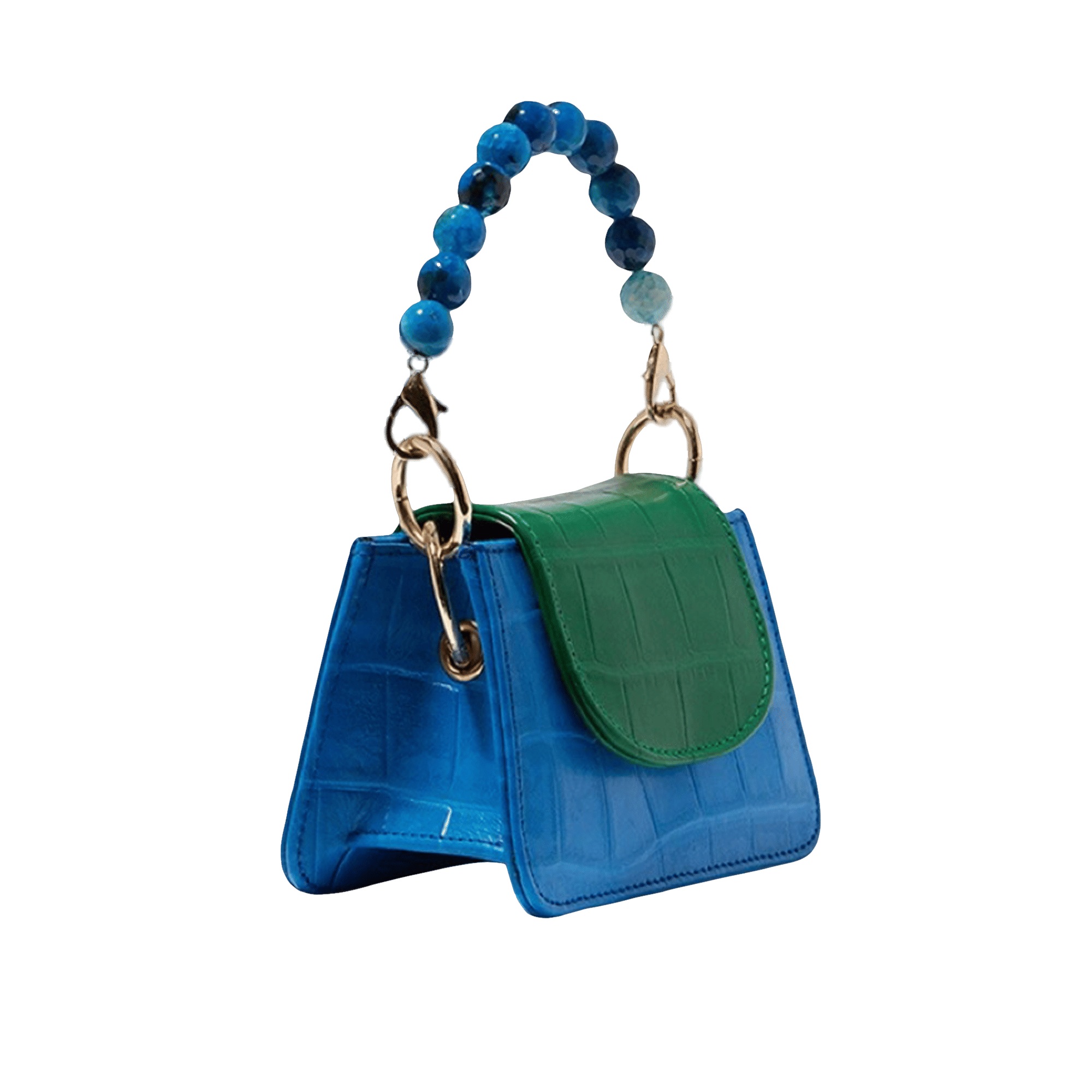 Horra - Blue X Green - Mini bag made by ALIEL