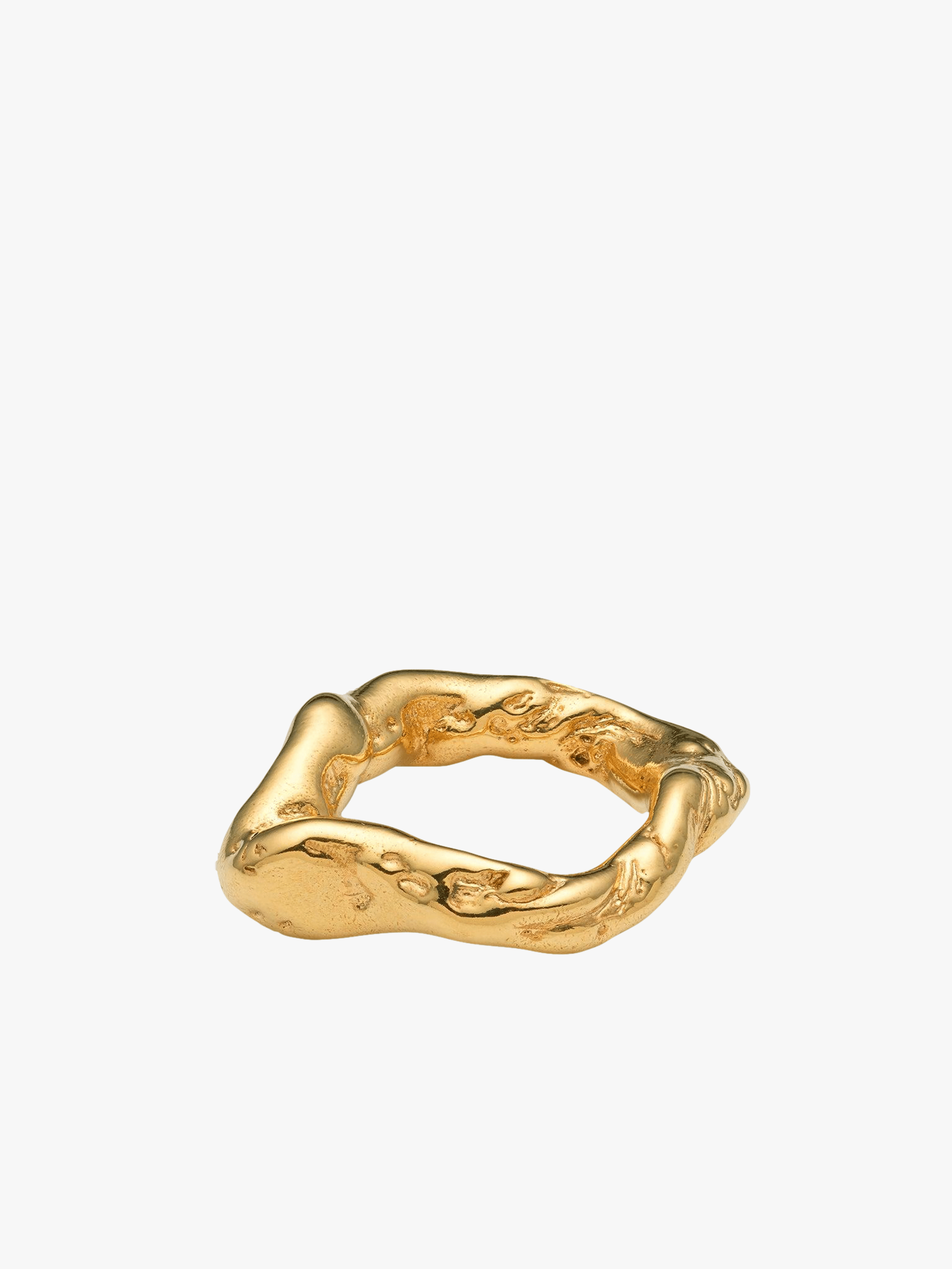Talisman Flow Ring Gold in Gold made by Eva Remenyi