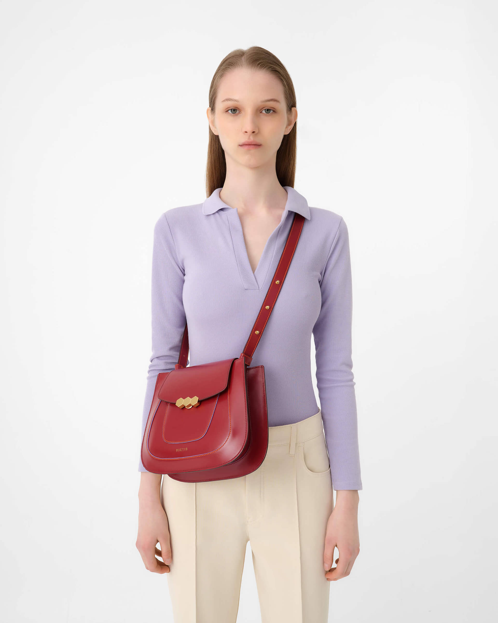 Jill Wine in Red made by Mietis