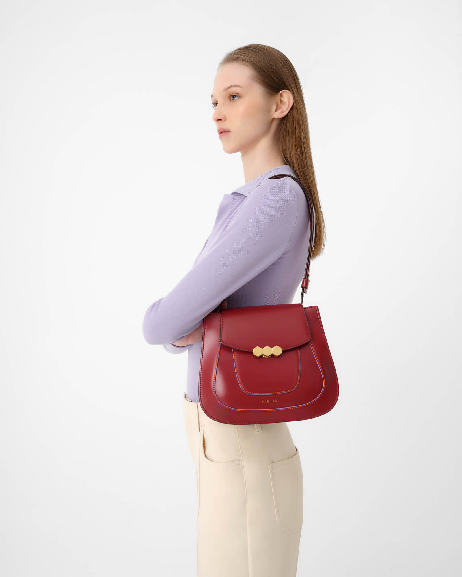 Jill Wine in Red made by Mietis