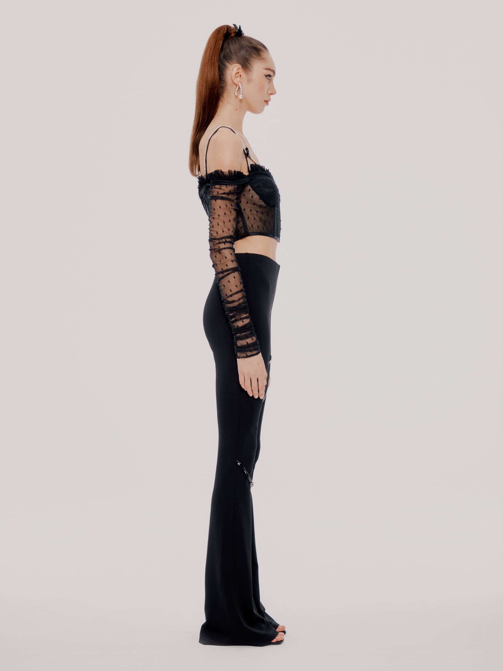 Black Ariana Top (Final Sale) in Black made by Nana Jacqueline