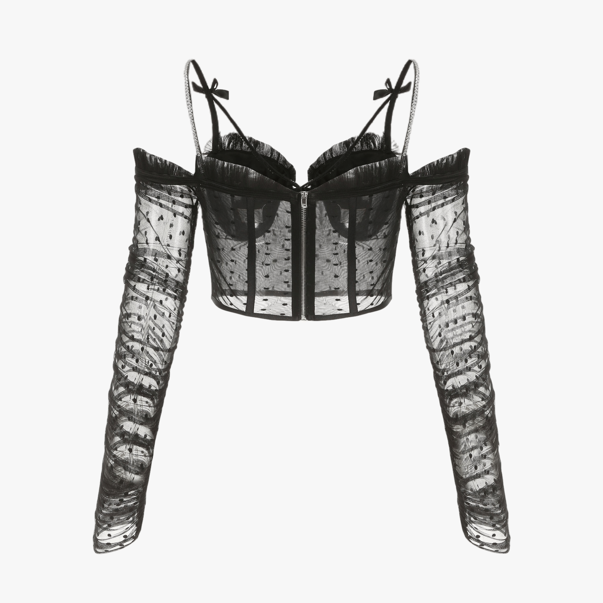 Black Ariana Top (Final Sale) in Black made by Nana Jacqueline