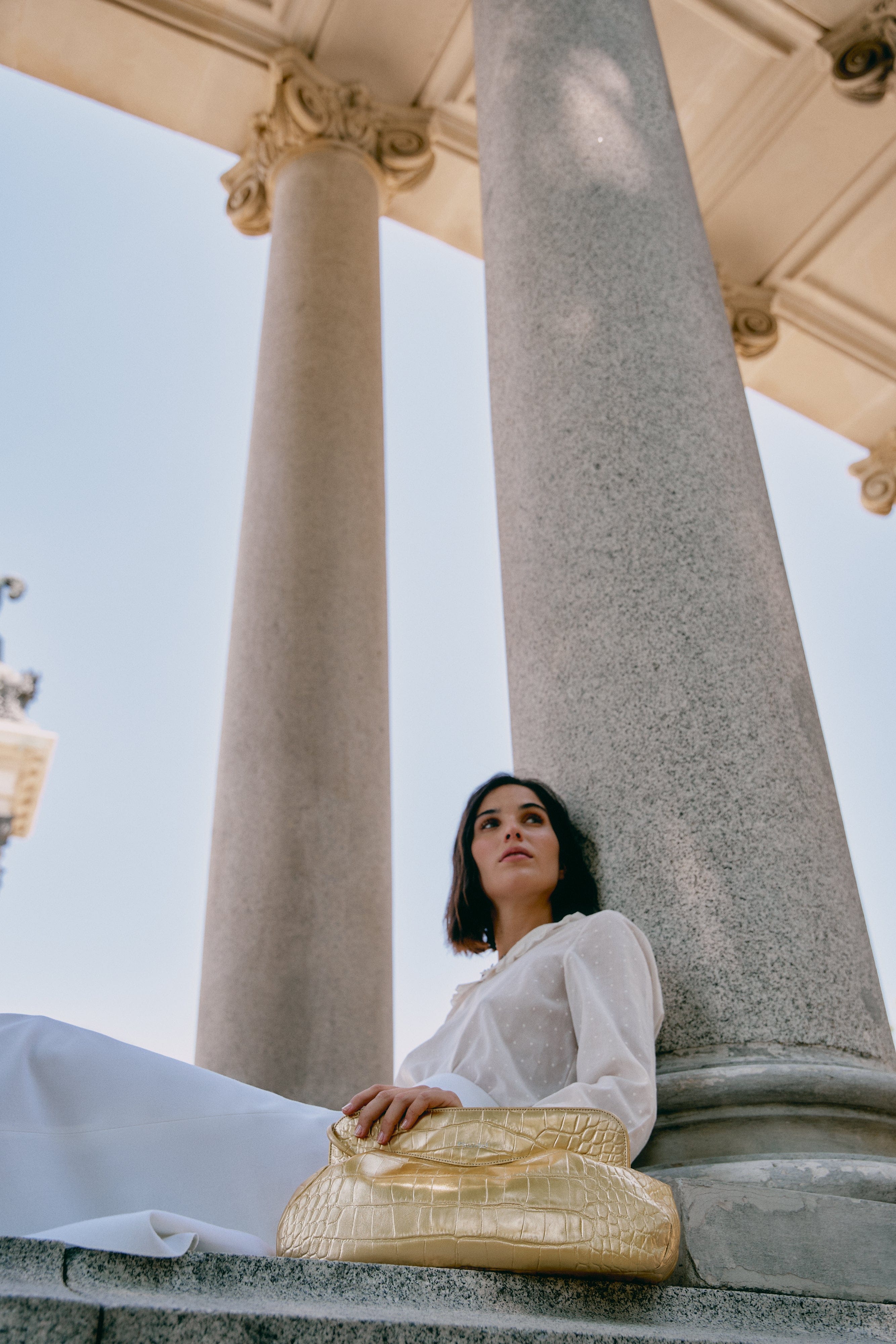 Constanza Maxi coco gold made by Phialebel